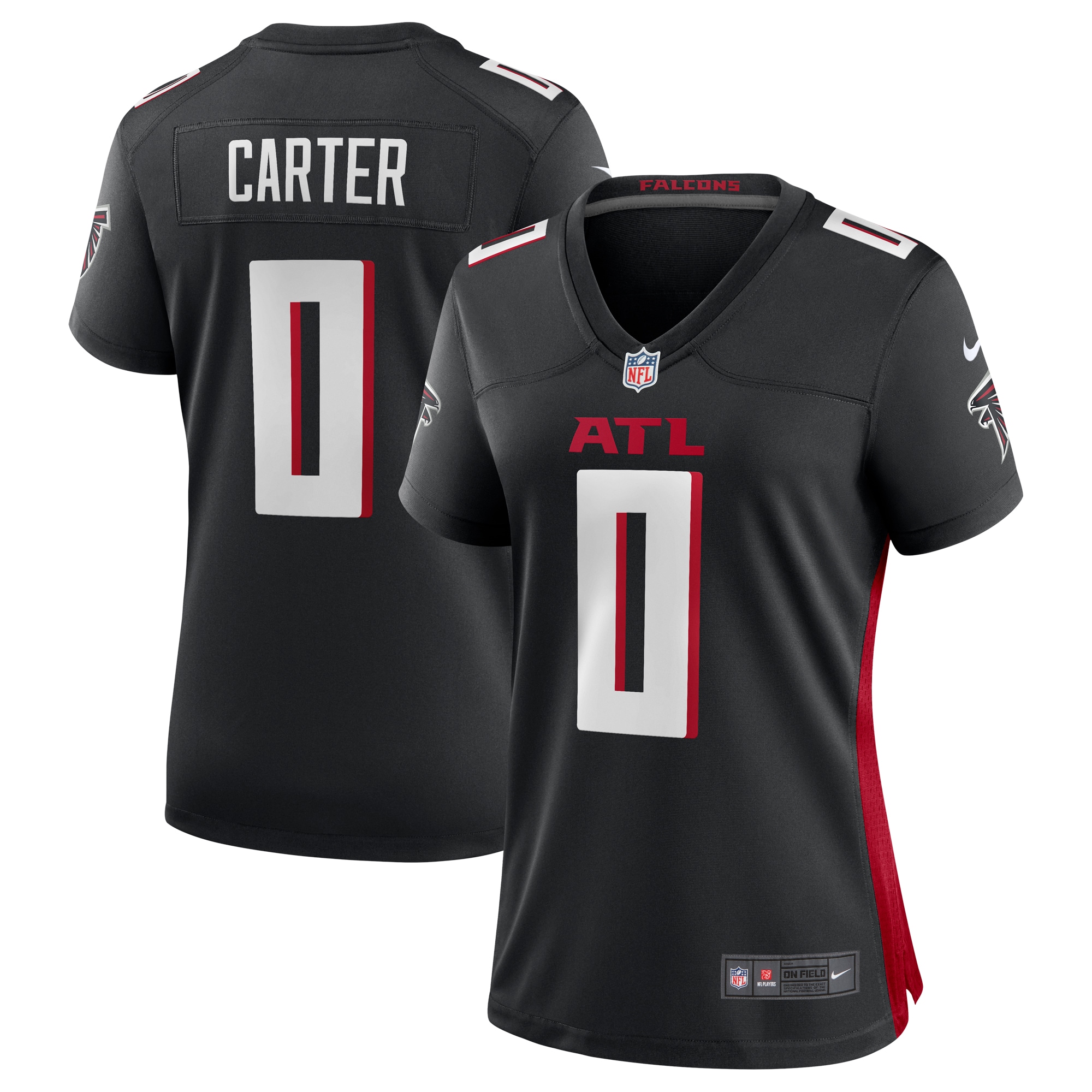 Lorenzo Carter Atlanta Falcons Nike Women's Game Player Jersey - Black - vstockx
