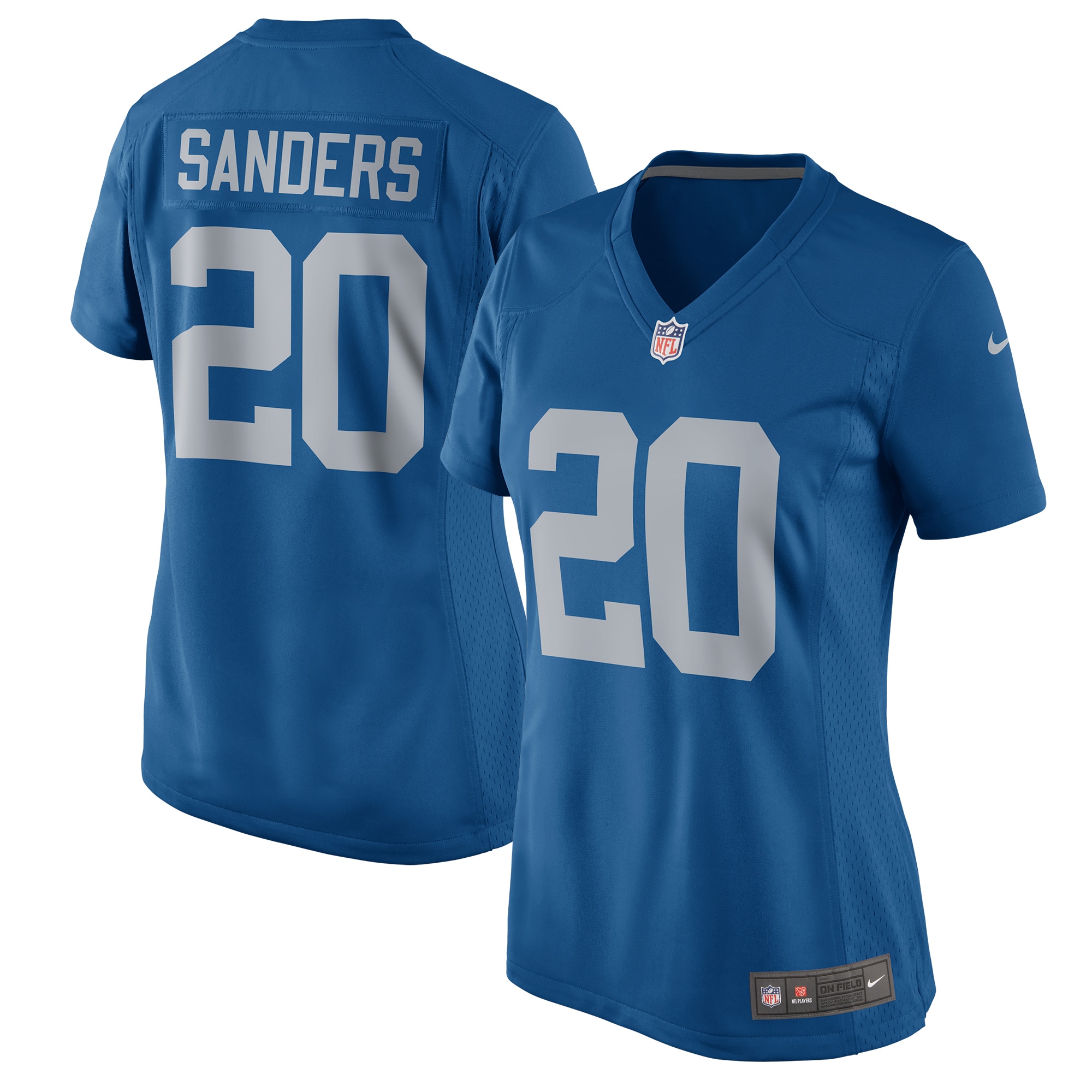 Barry Sanders Detroit Lions Nike Women's 2017 Throwback Retired Player Game Jersey - Blue - vstockx