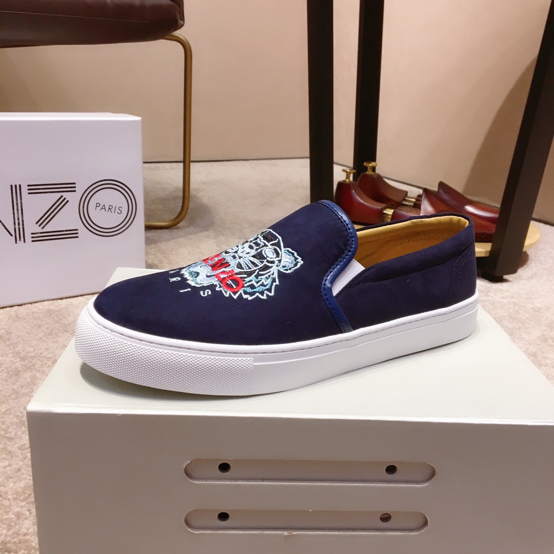 Kenzo K-SKATE Tiger canvas slip-on sneakers 11 - vstockx