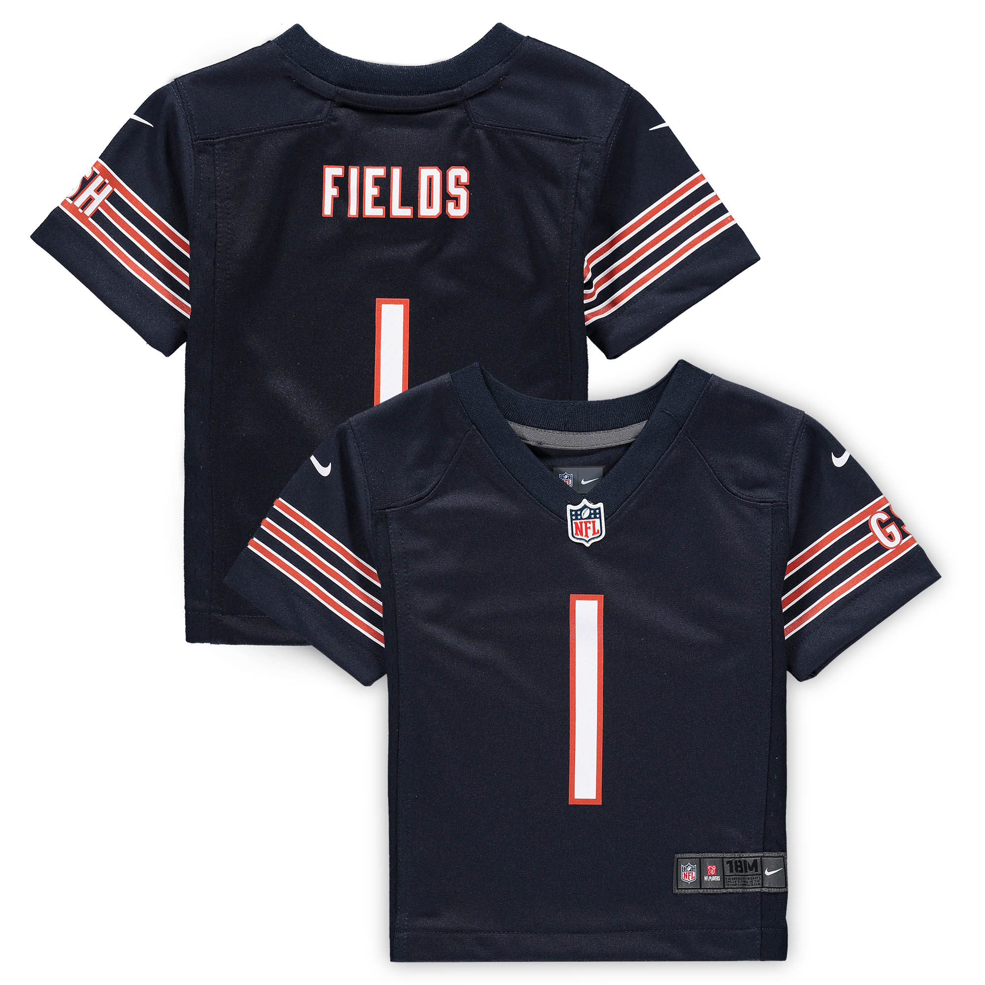 Justin Fields Chicago Bears Nike Infant Game Jersey - Navy - vstockx