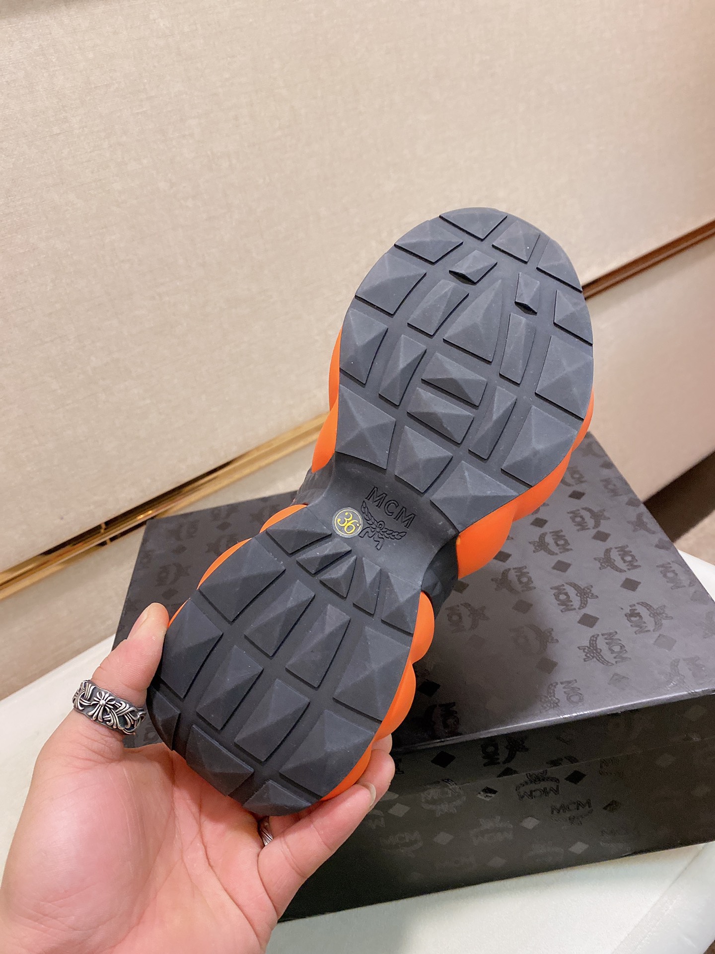 MCM Low Top Logo Lace-up Sneakers 8 - vstockx