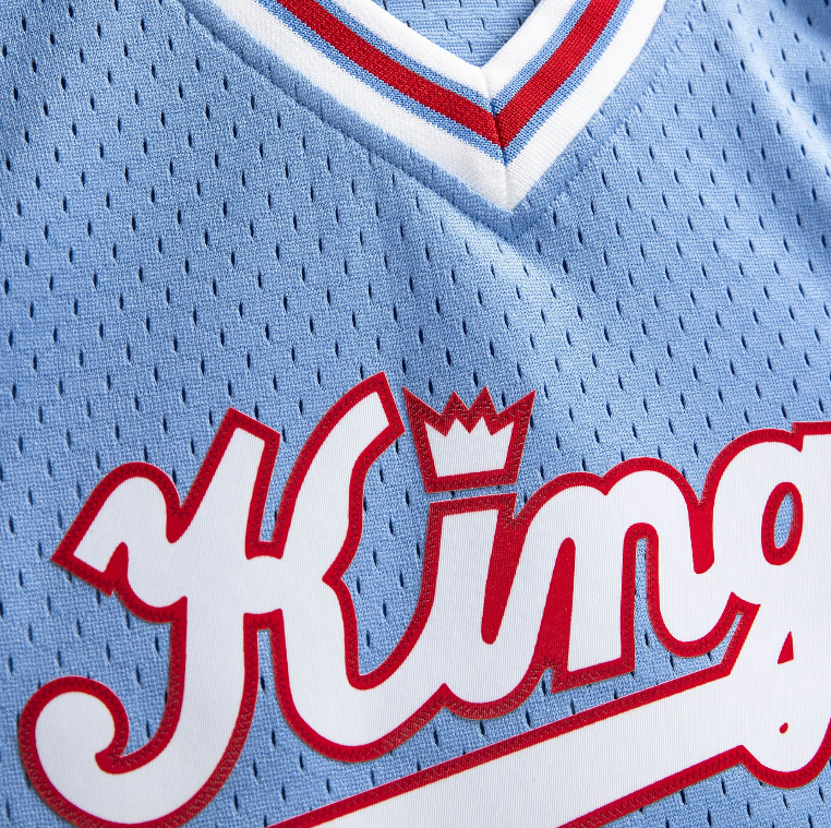 Men's Reggie Theus Sacramento Kings 1985-86 Powder Blue Swingman Replica Jersey By Mitchell & Ness - vstockx