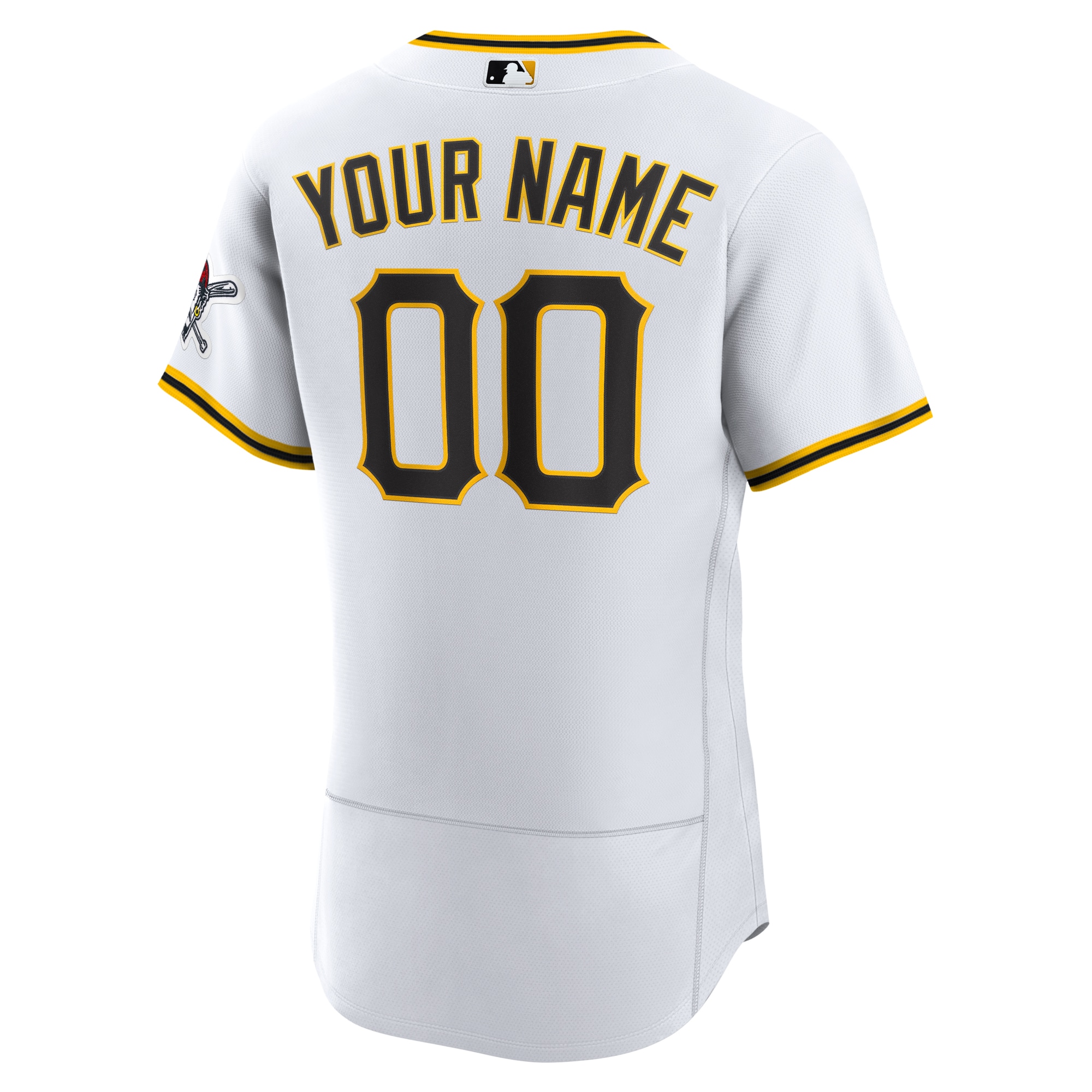 Pittsburgh Pirates Nike Home Authentic Custom Jersey - White - vstockx