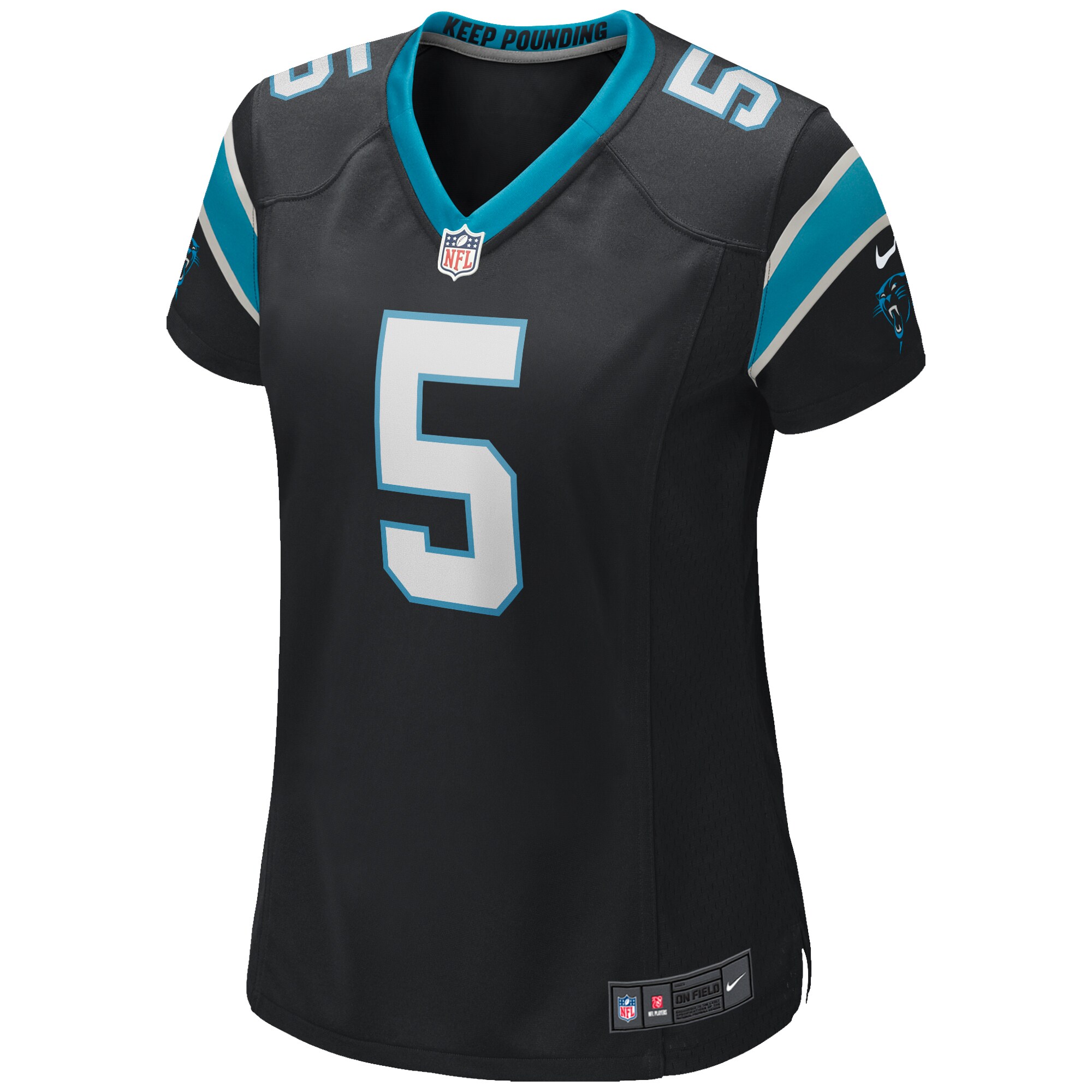 Teddy Bridgewater Carolina Panthers Nike Women's Game Player Jersey - Black - vstockx