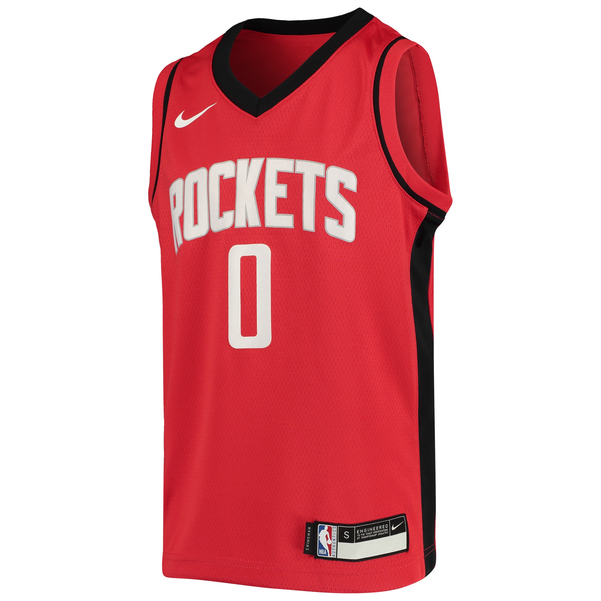 Russell Westbrook Houston Rockets Nike Youth Swingman Jersey - Icon Edition - Red - vstockx