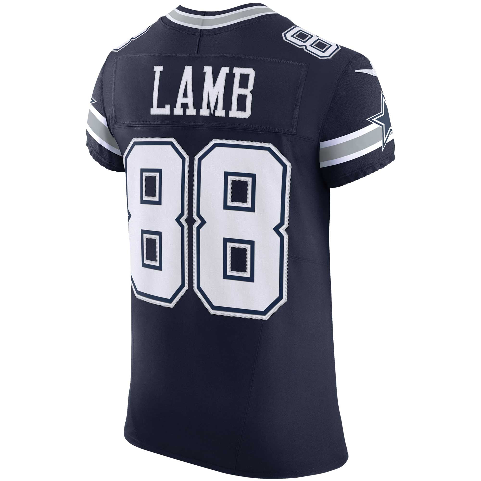 Men's Nike CeeDee Lamb Navy Dallas Cowboys Vapor F.U.S.E. Elite Jersey - vstockx