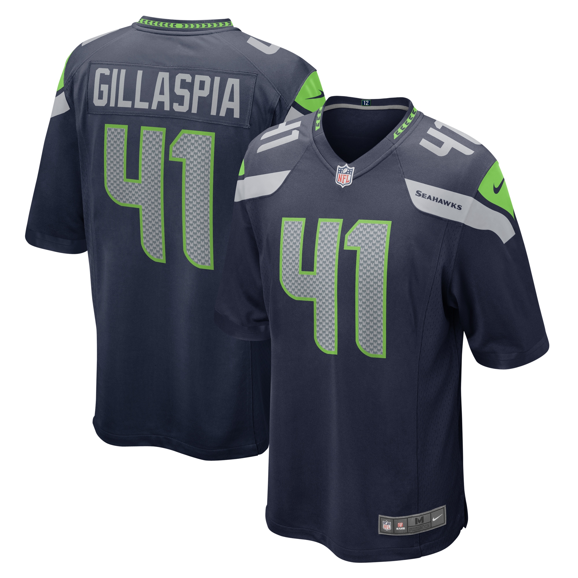 Cullen Gillaspia Seattle Seahawks Nike Home Game Player Jersey - College Navy - vstockx
