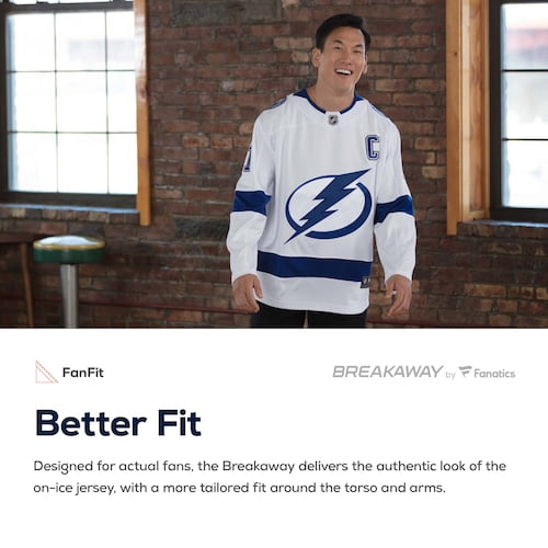 Men's Fanatics Branded Erik Cernak Tampa Bay Lightning Blue Home Breakaway Player Jersey - vstockx
