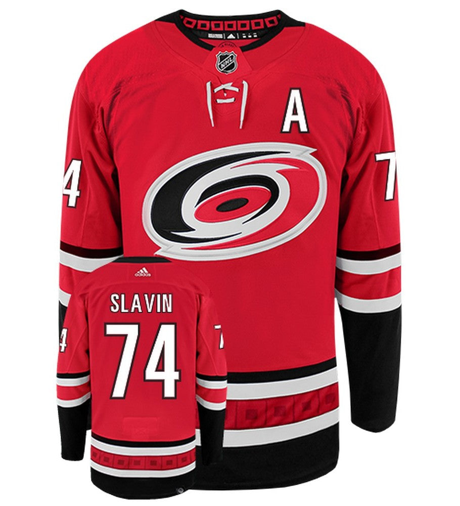 Jaccob Slavin Carolina Hurricanes Adidas Primegreen Authentic NHL Hockey Jersey - vstockx