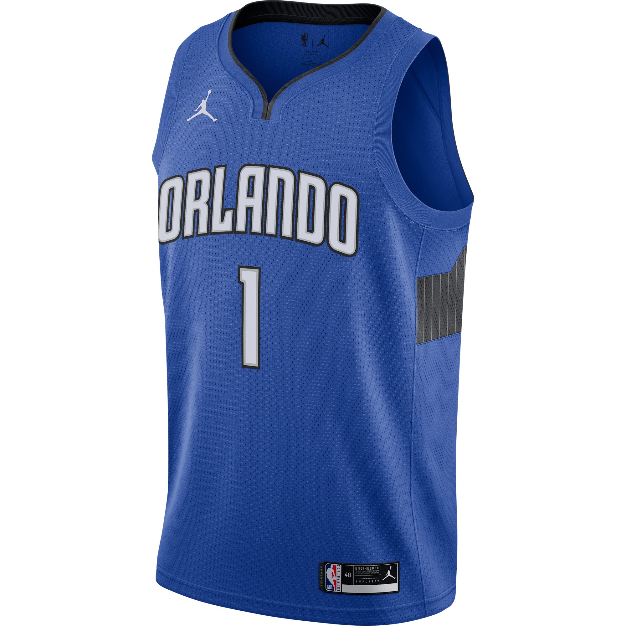 Jonathan Isaac Orlando Magic Jordans Brand 2020/21 Swingman Jersey - Statement Edition - Blue - vstockx