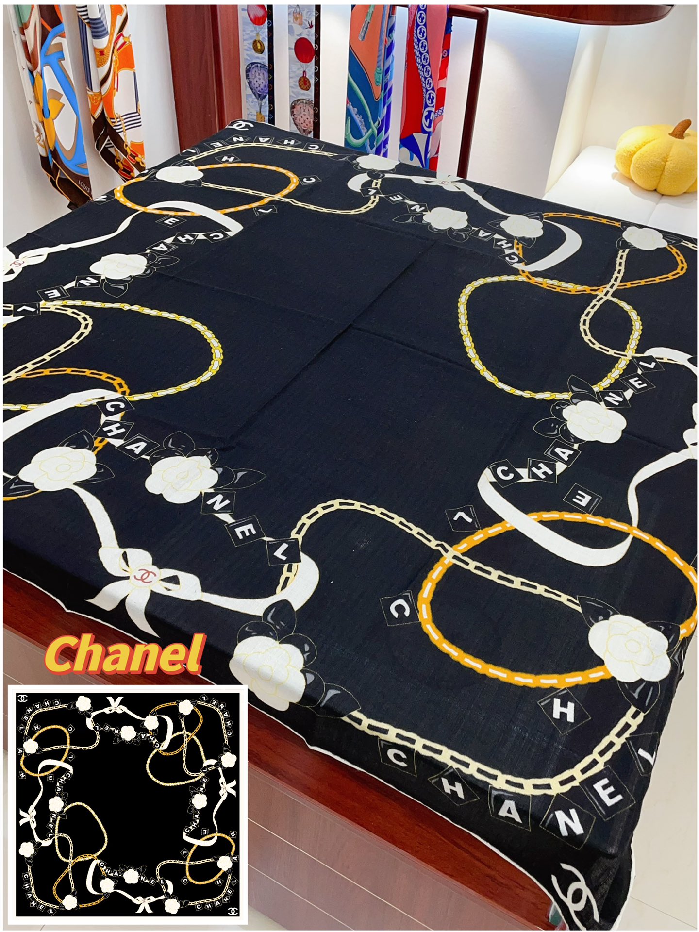 Streetwear Scarf CHANEL 328744 SIZE:140*140cm - vstockx
