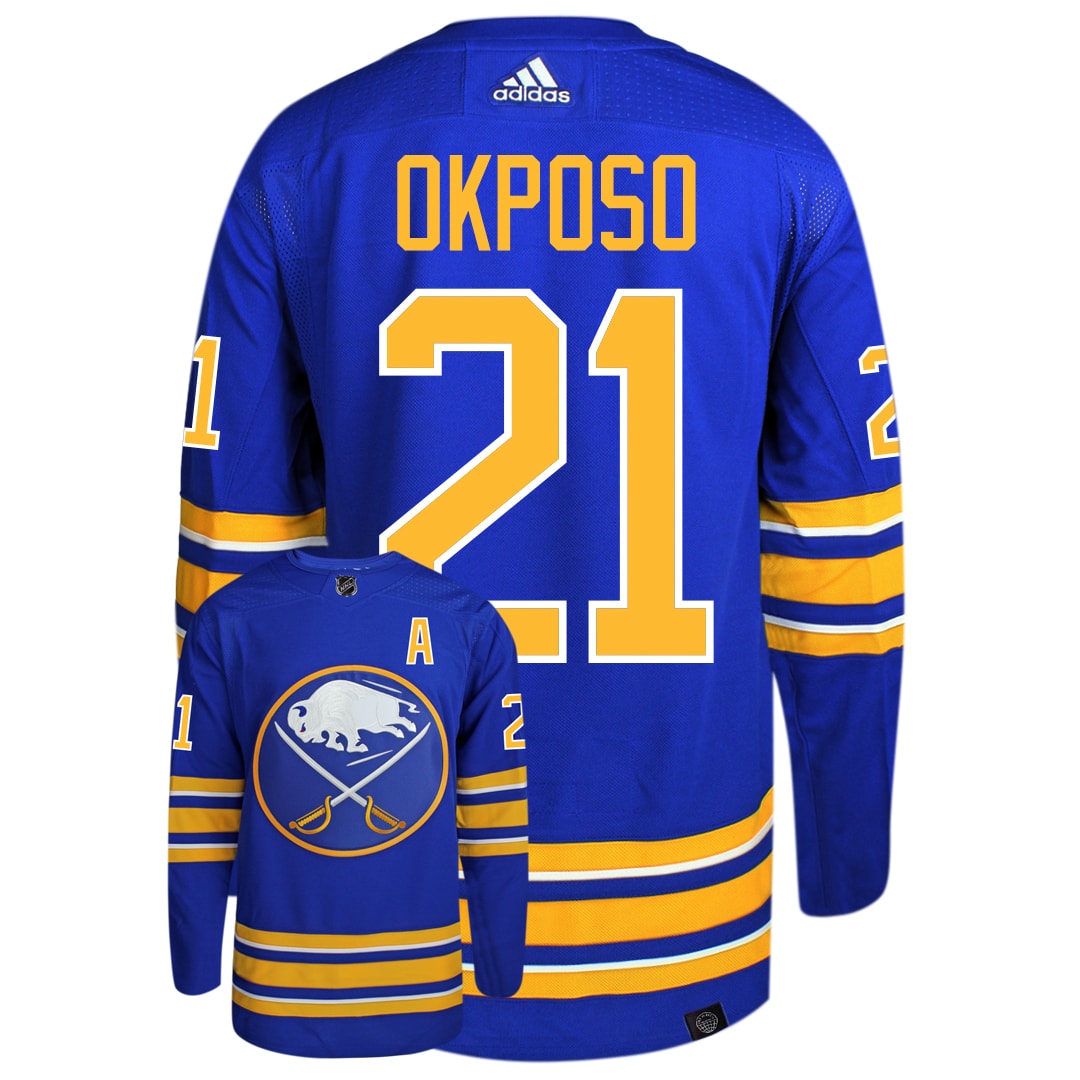 Kyle Okposo Buffalo Sabres Adidas Primegreen Authentic NHL Hockey Jersey - vstockx