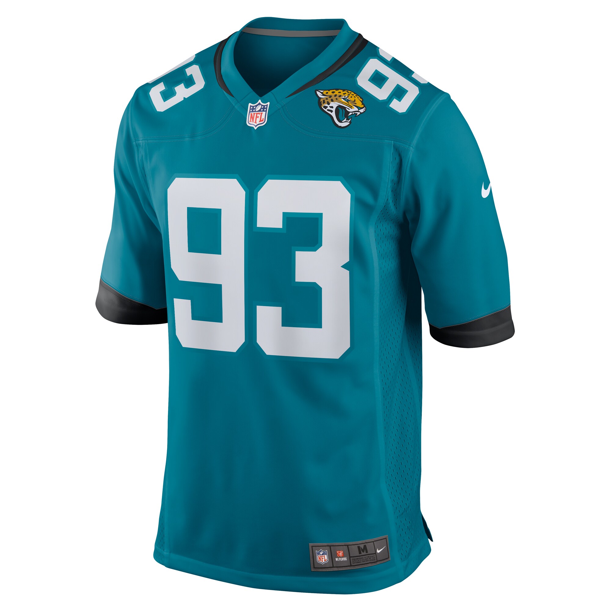 Tyler Lacy Jacksonville Jaguars Nike Team Game Jersey - Teal - vstockx