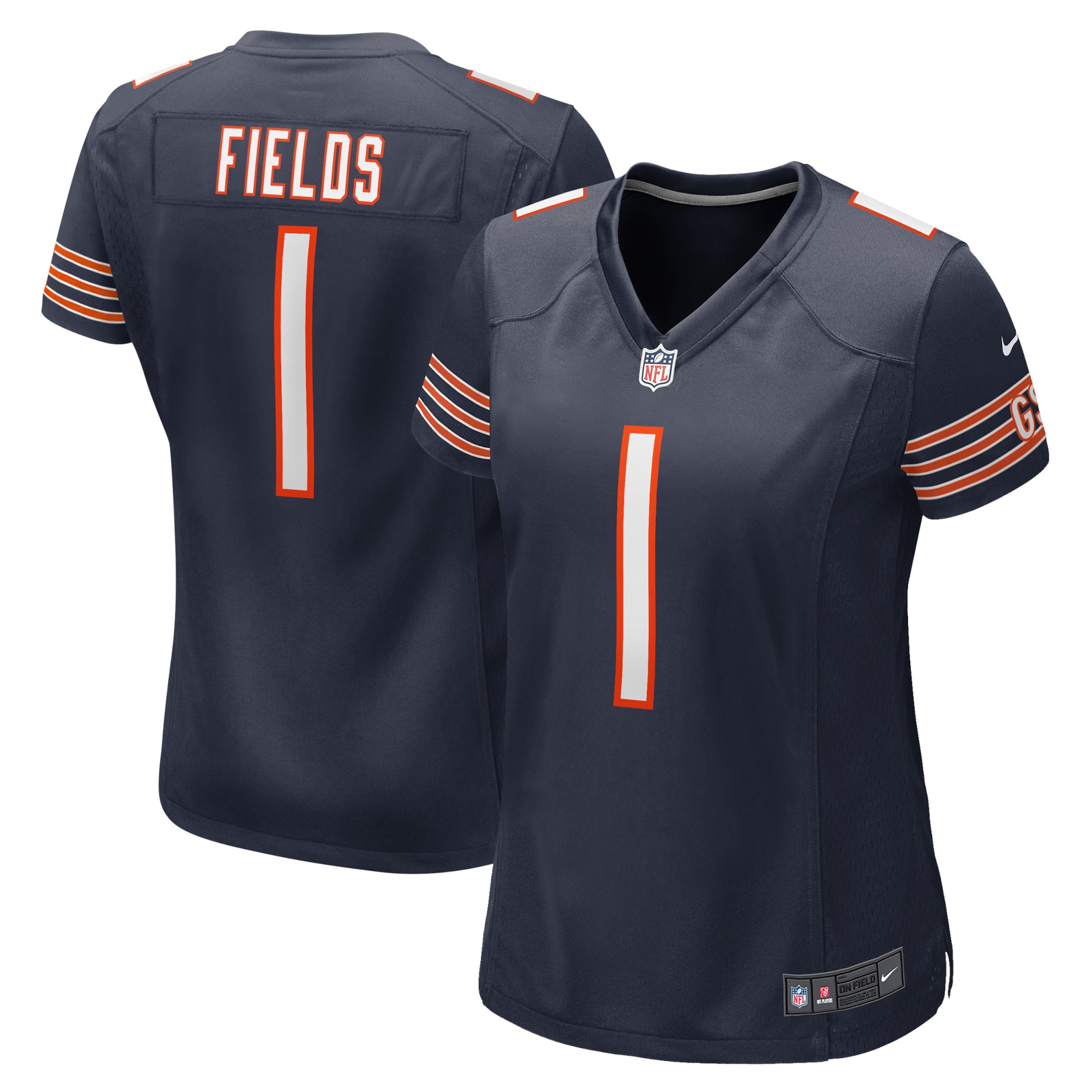 Justin Fields Chicago Bears Nike Women's Player Jersey - Navy - vstockx
