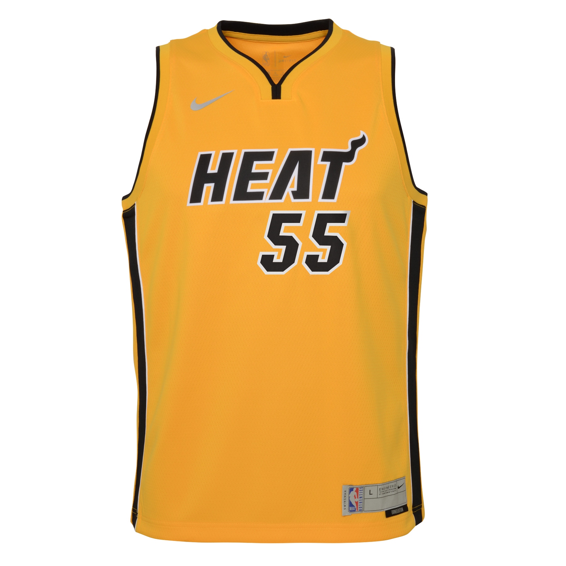 Duncan Robinson Miami Heat Nike Youth 2020/21 Swingman Player Jersey Trophy Gold - Earned Edition - vstockx