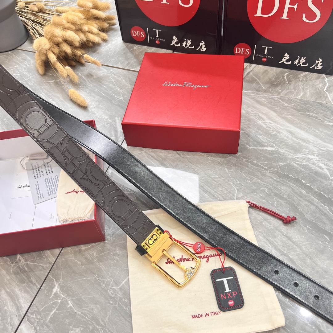 Streetwear Belt Ferragamo 319832 size:3.5cm - vstockx