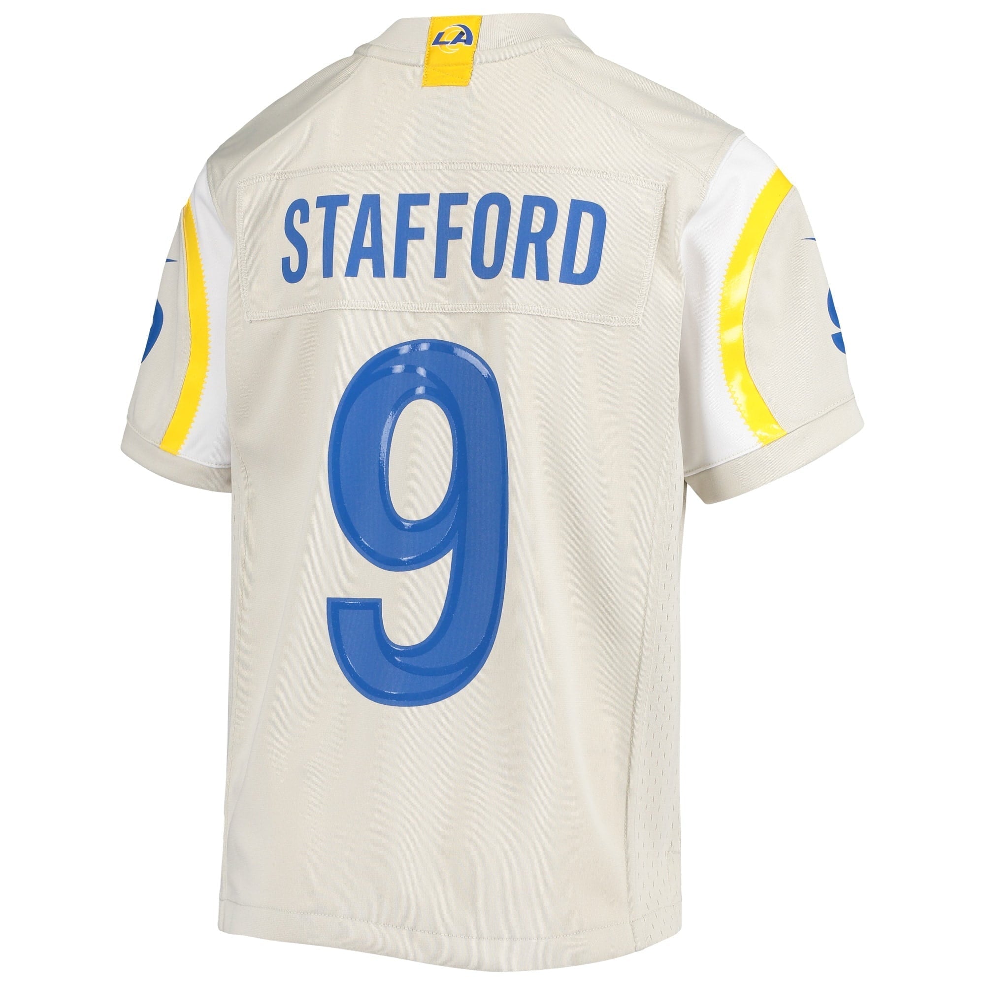 Youth Nike Matthew Stafford Cream Los Angeles Rams Game Jersey - vstockx