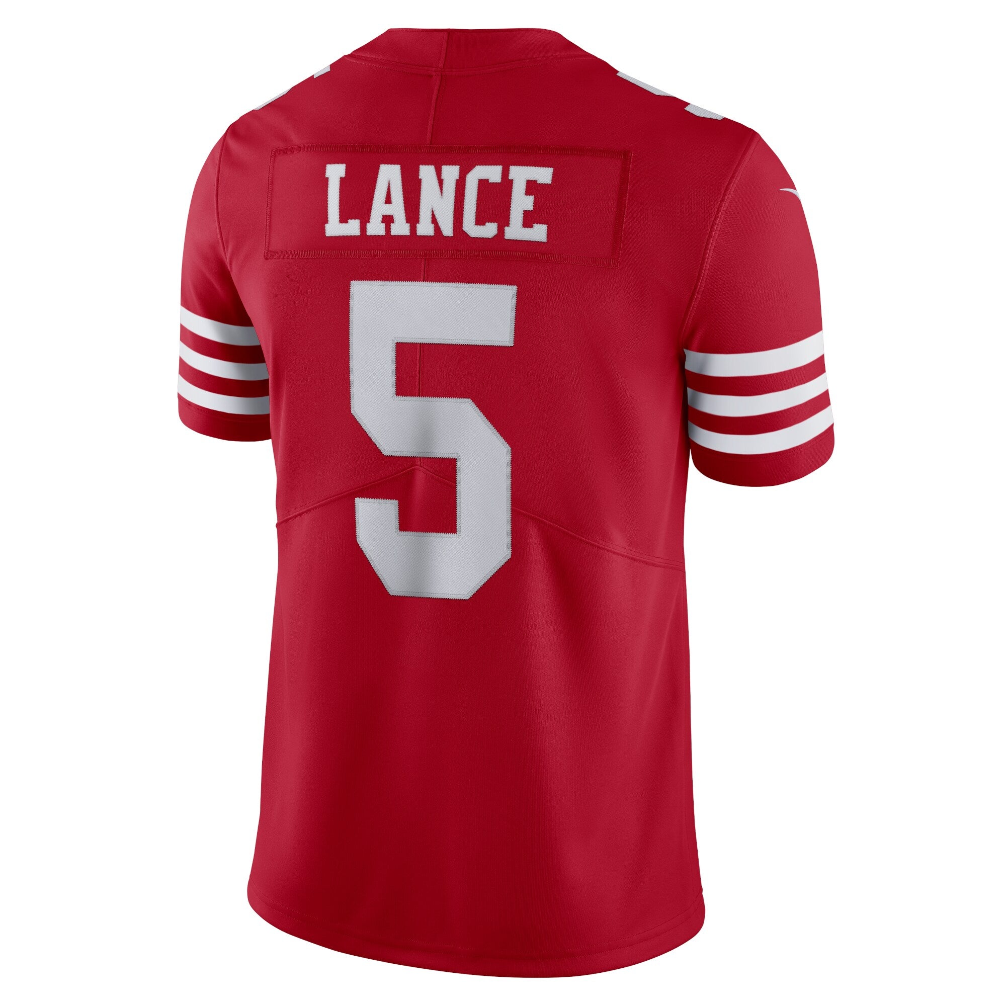 Men's Nike Trey Lance Scarlet San Francisco 49ers Vapor Limited Jersey - vstockx