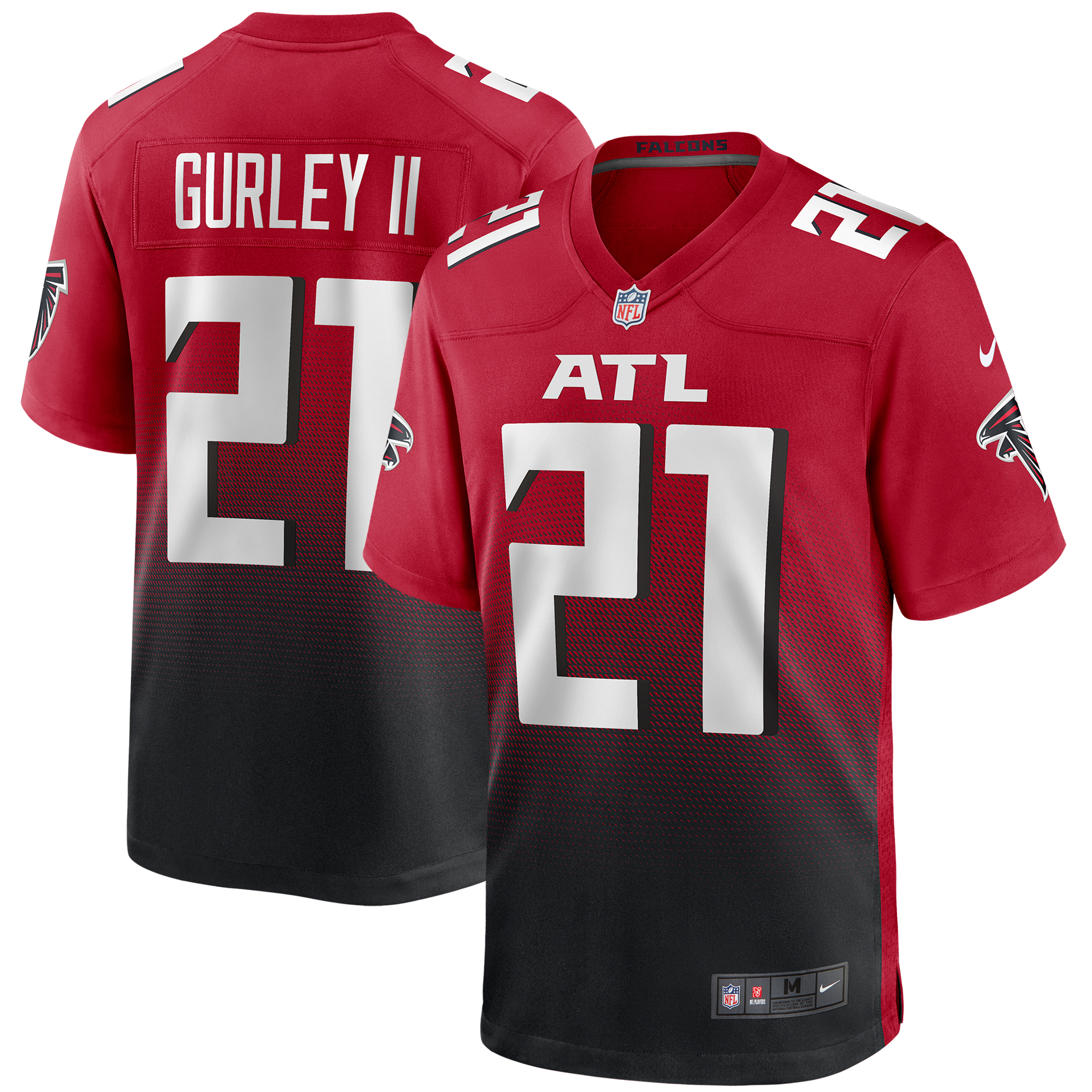 Todd Gurley II Atlanta Falcons Nike 2nd Alternate Game Jersey - Red - vstockx