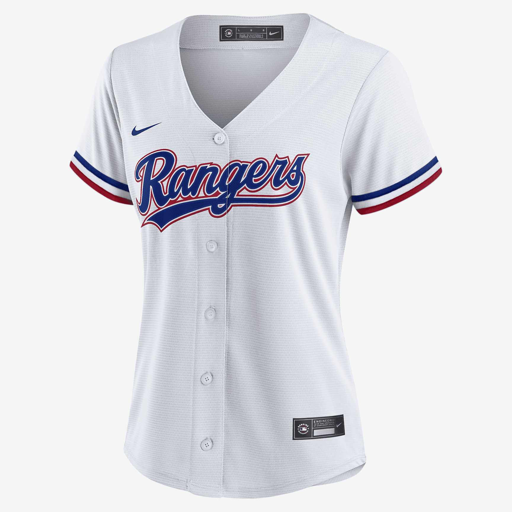 MLB Texas Rangers Women's Replica Baseball Jersey - White - vstockx
