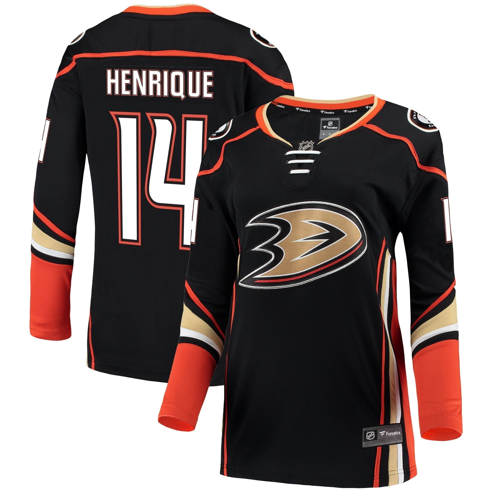 Women's Fanatics Branded Adam Henrique Black Anaheim Ducks Breakaway Jersey - vstockx