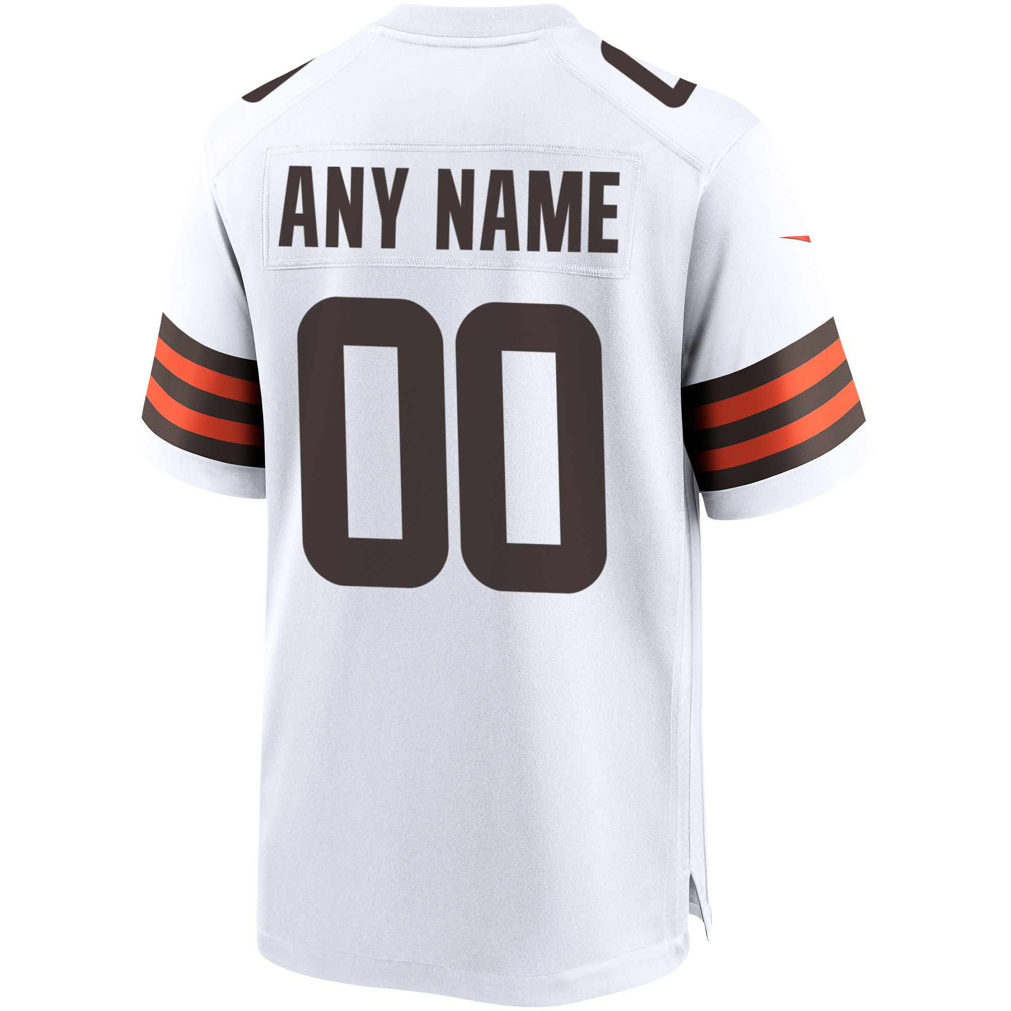 Cleveland Browns Nike Custom Game Jersey - White - vstockx