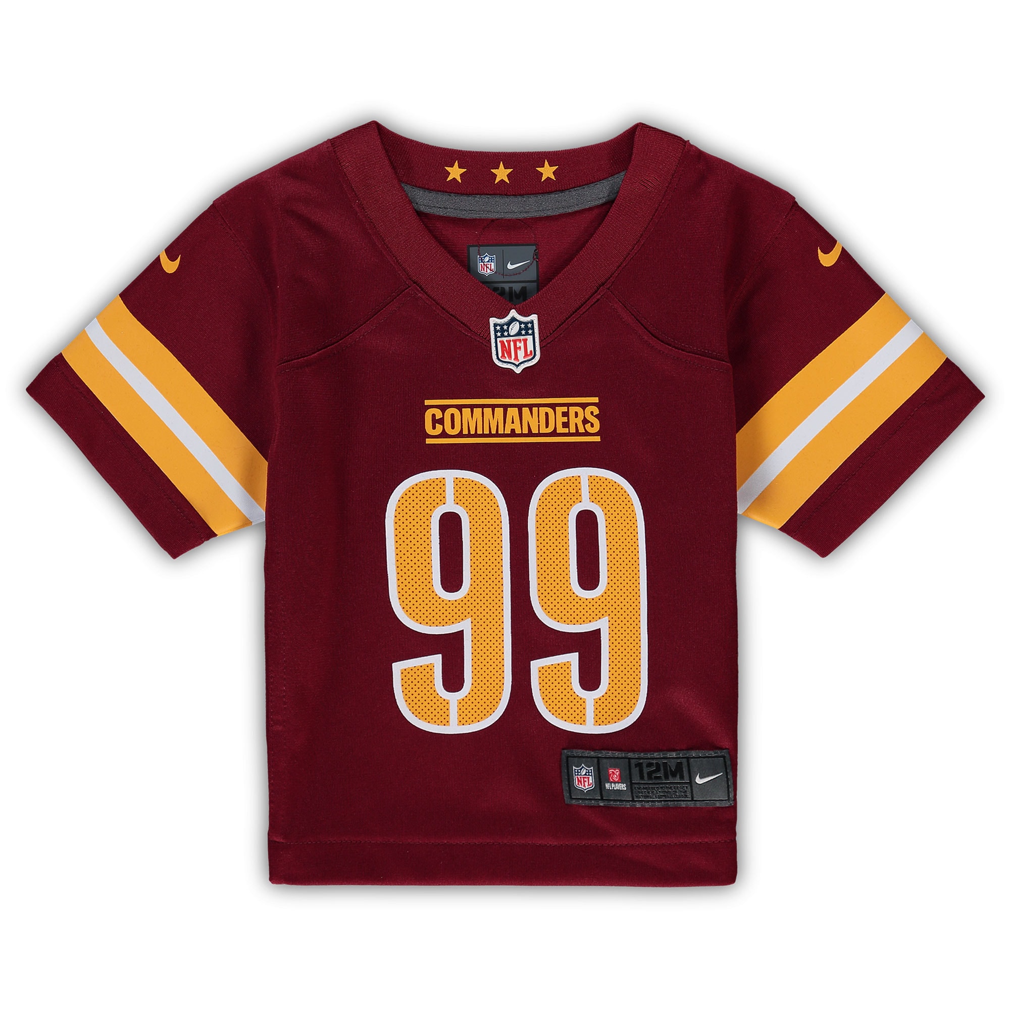 Chase Young Washington Commanders Nike Infant Game Jersey - Burgundy - vstockx