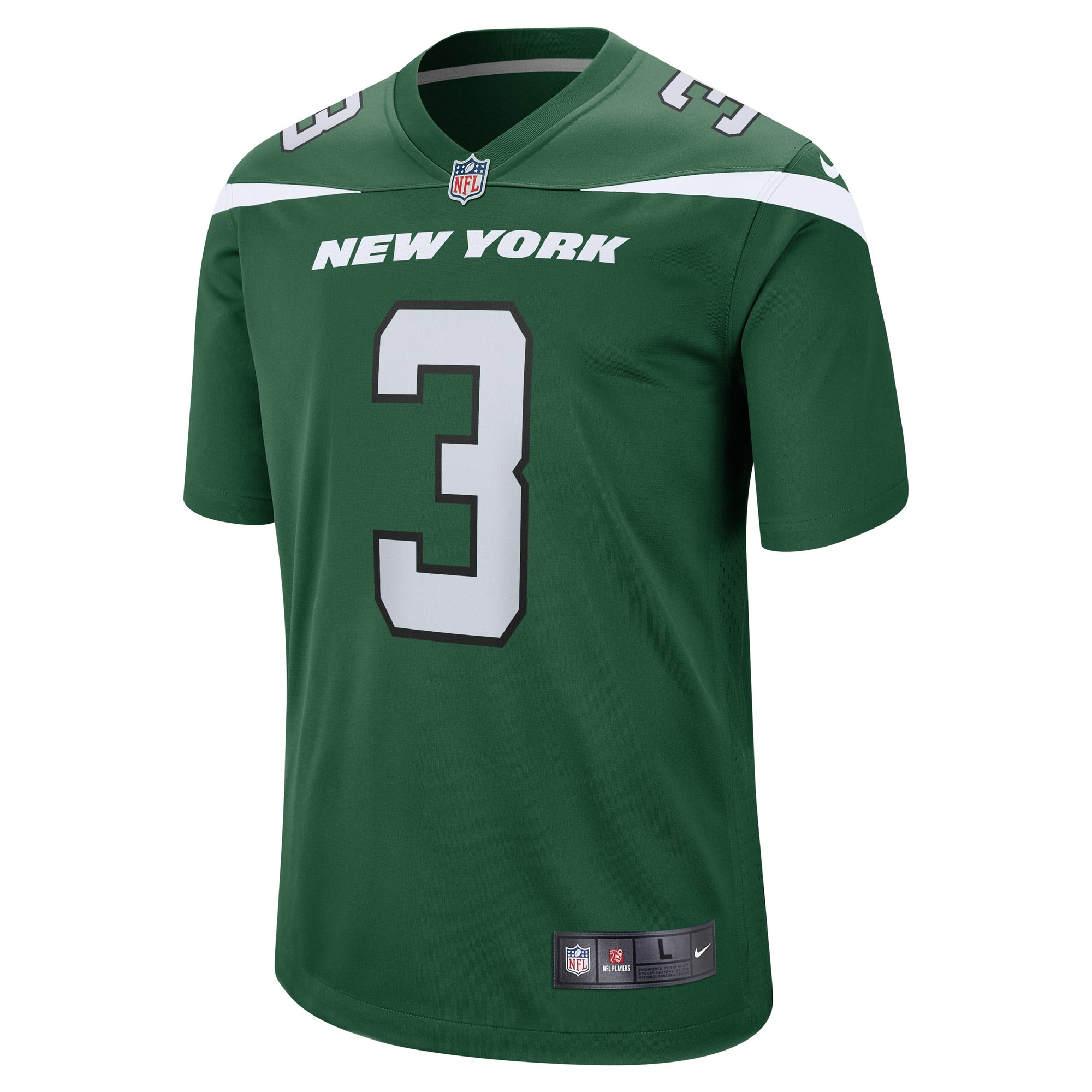 Men's Nike Jordans Whitehead Gotham Green New York Jets Game Player Jersey - vstockx