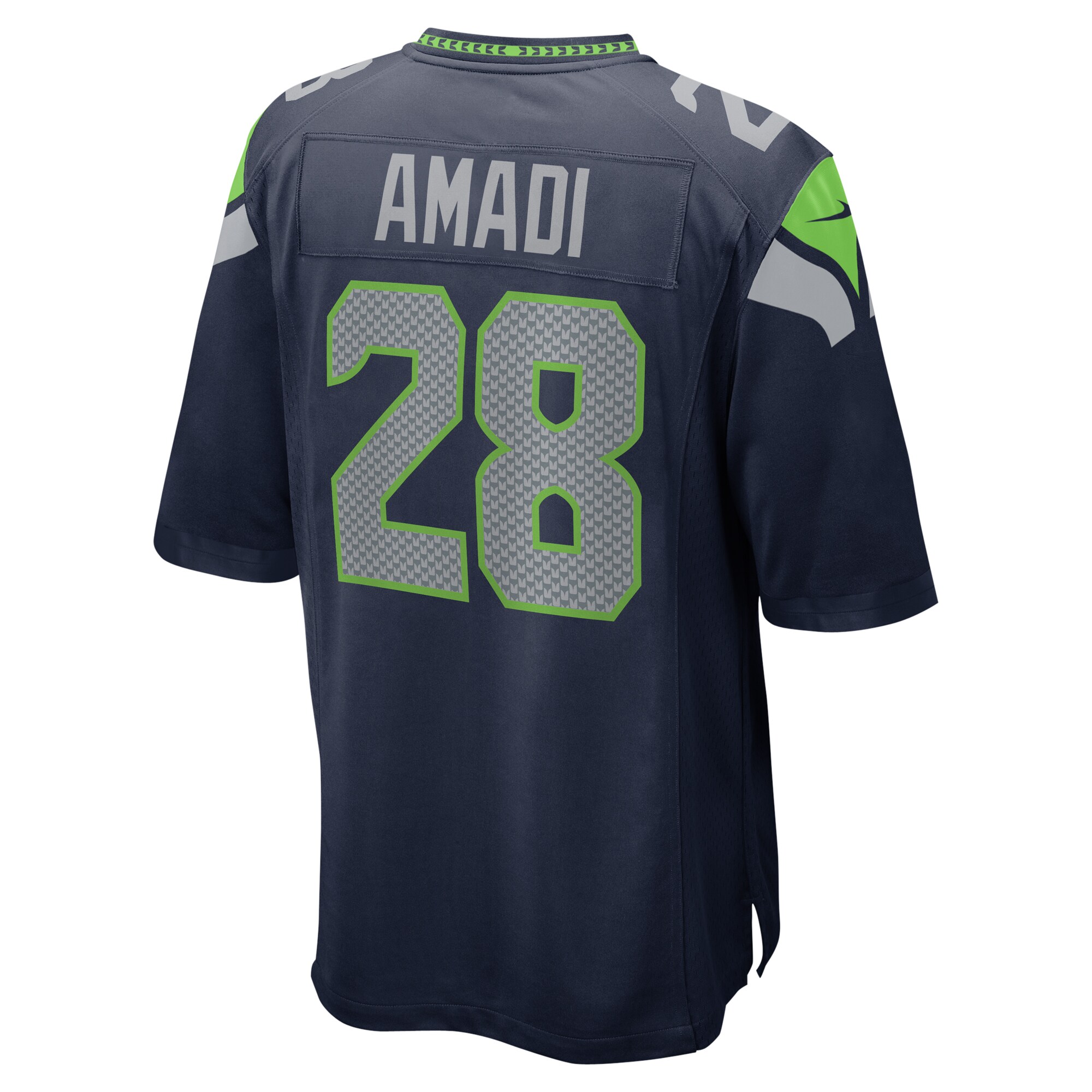 Ugo Amadi Seattle Seahawks Nike Game Jersey - College Navy - vstockx