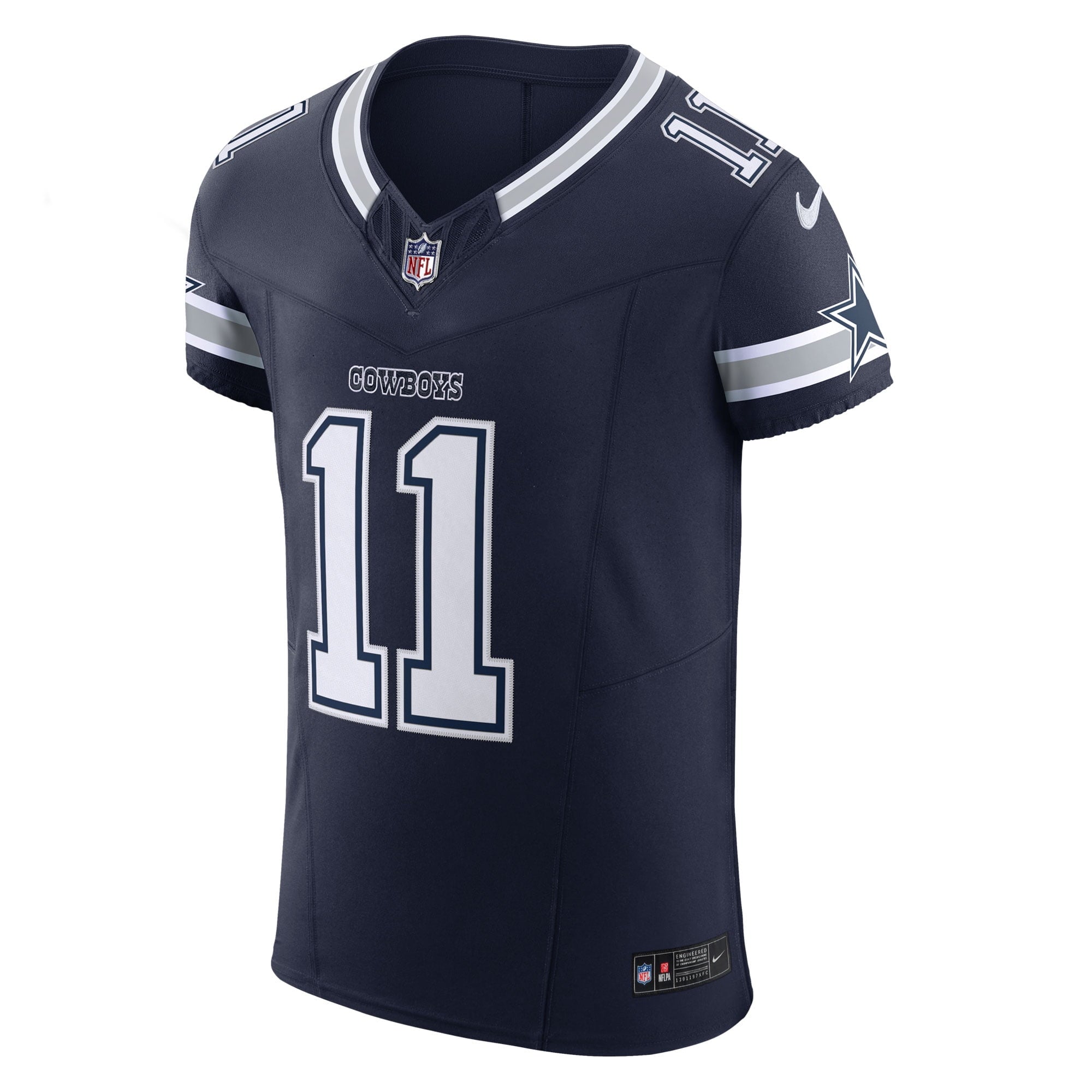 Men's Nike Micah Parsons Navy Dallas Cowboys Vapor F.U.S.E. Elite Jersey - vstockx