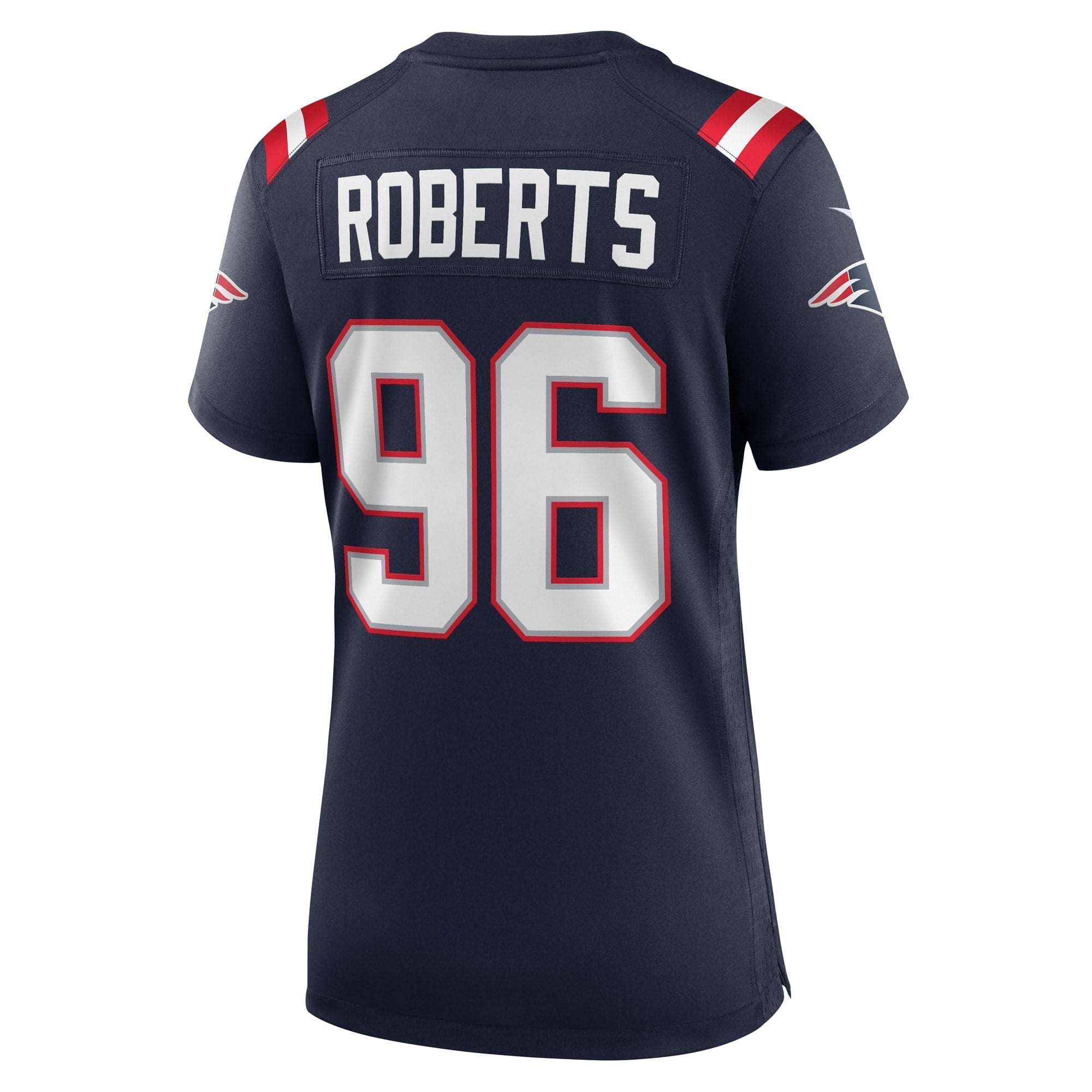 Women's Nike Sam Roberts Navy New England Patriots Game Player Jersey - vstockx