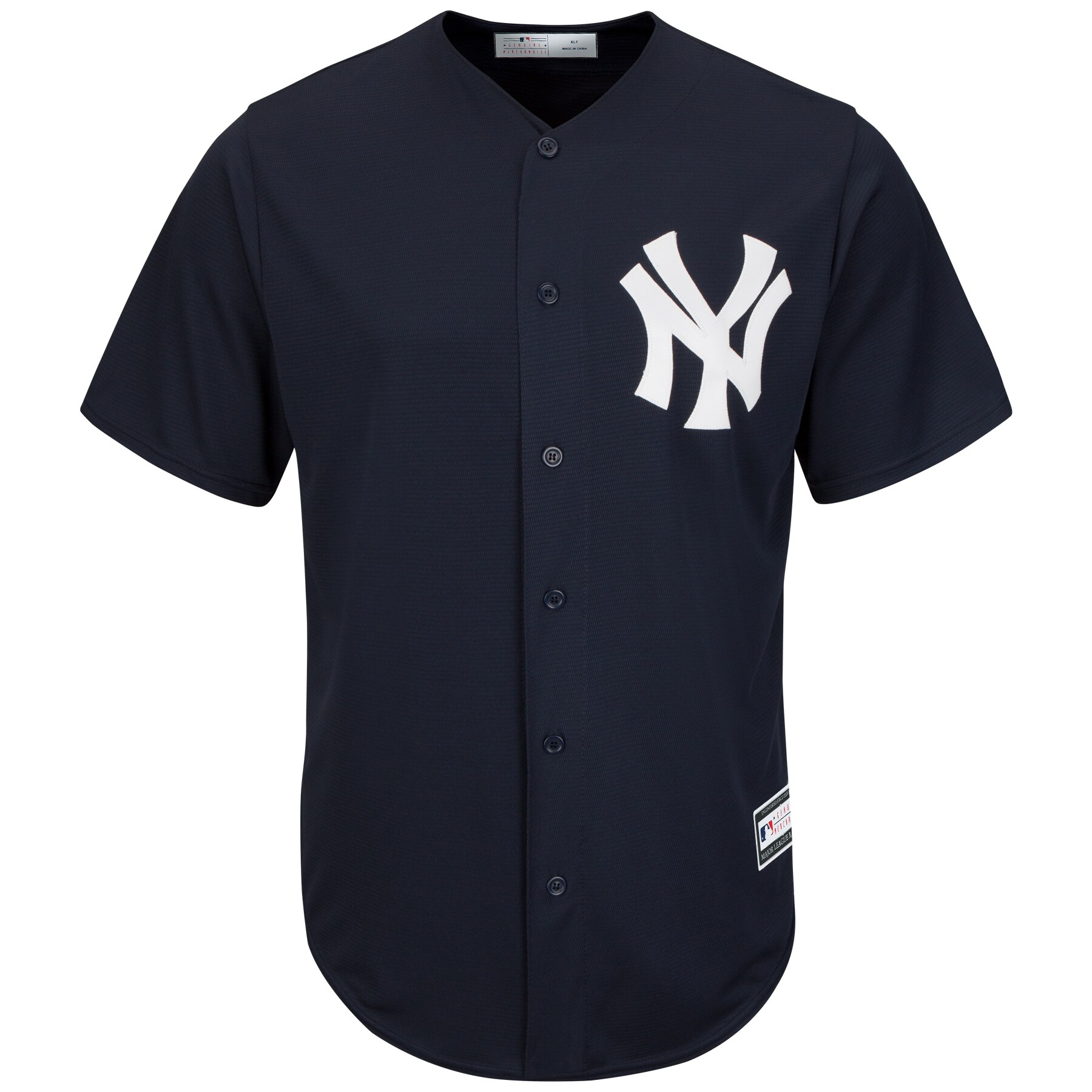 New York Yankees Big & Tall Replica Team Jersey - Navy - vstockx