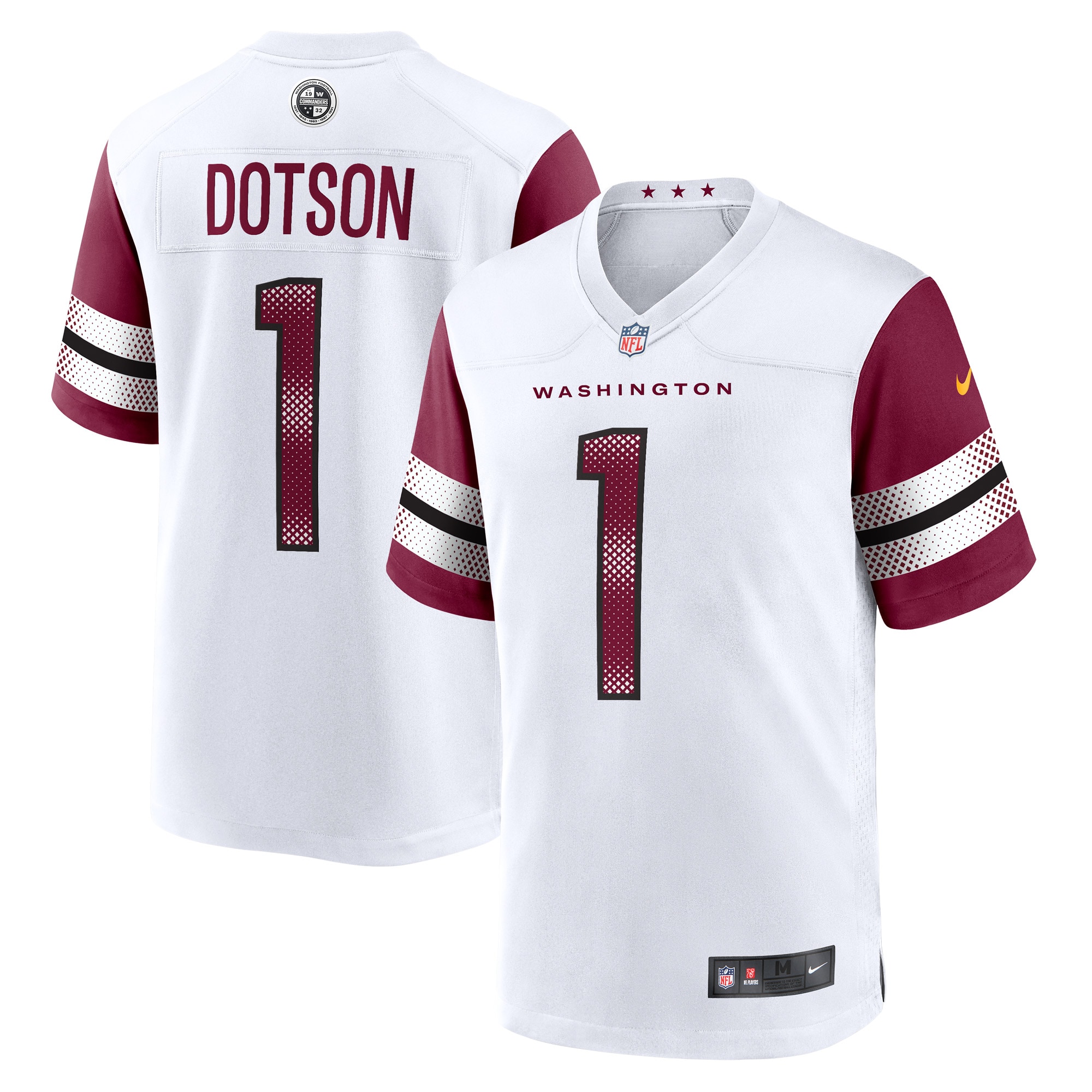 Jahan Dotson Washington Commanders Nike Game Player Jersey - White - vstockx