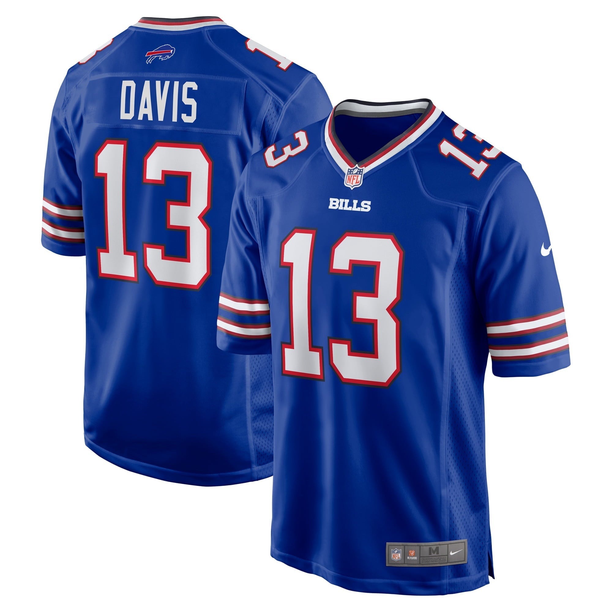 Men's Nike Gabriel Davis Royal Buffalo Bills Team Game Player Jersey - vstockx