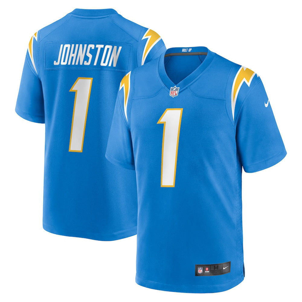 Youth Los Angeles Chargers Quentin Johnston Game Jersey - Powder Blue - vstockx