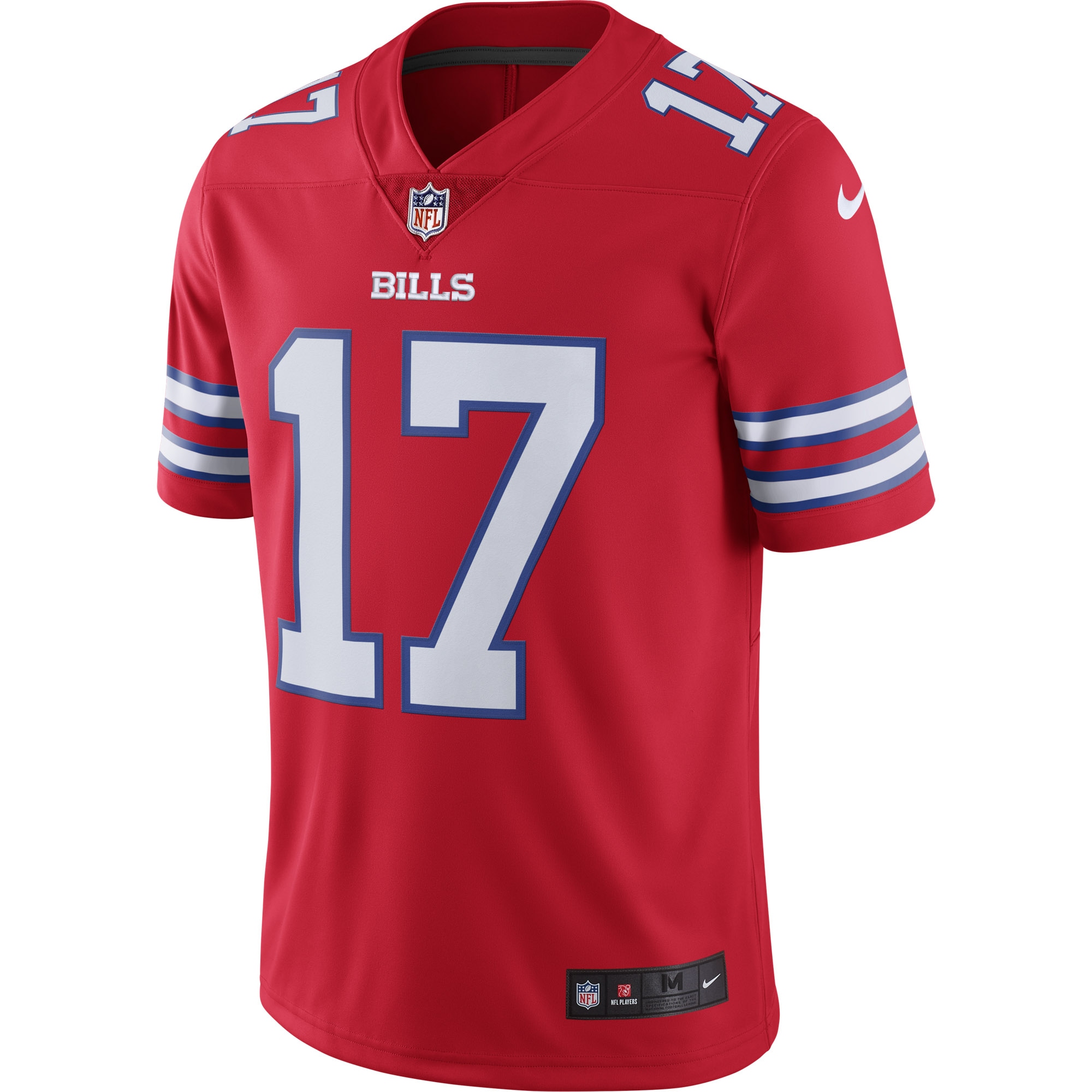 Josh Allen Buffalo Bills Nike Color Rush Vapor Limited Jersey - Red - vstockx