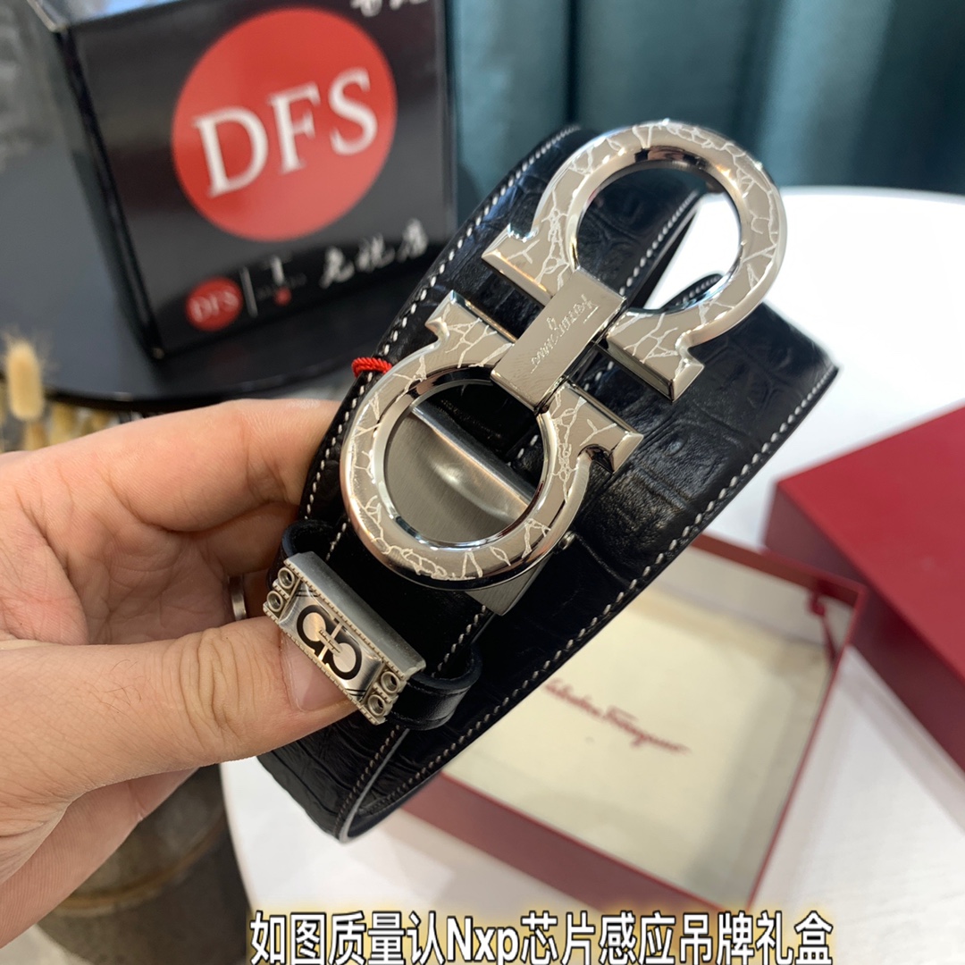 Streetwear Belt Ferragamo 319407 size:3.5cm - vstockx