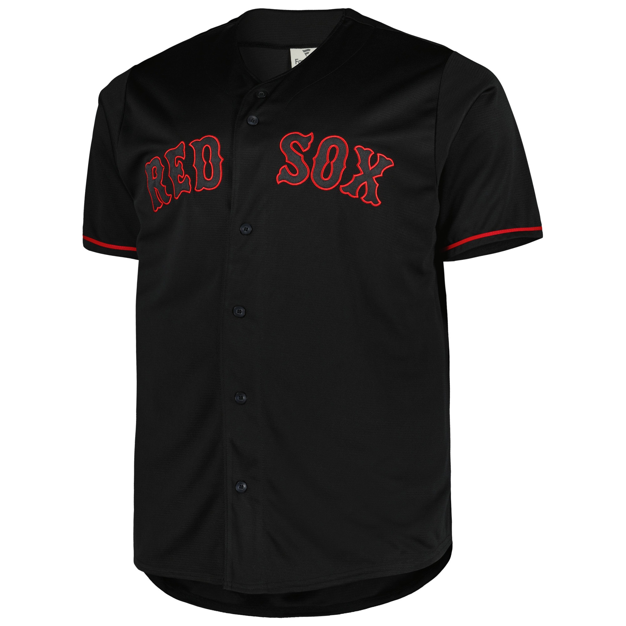 Boston Red Sox Big & Tall Pop Fashion Jersey - Black - vstockx