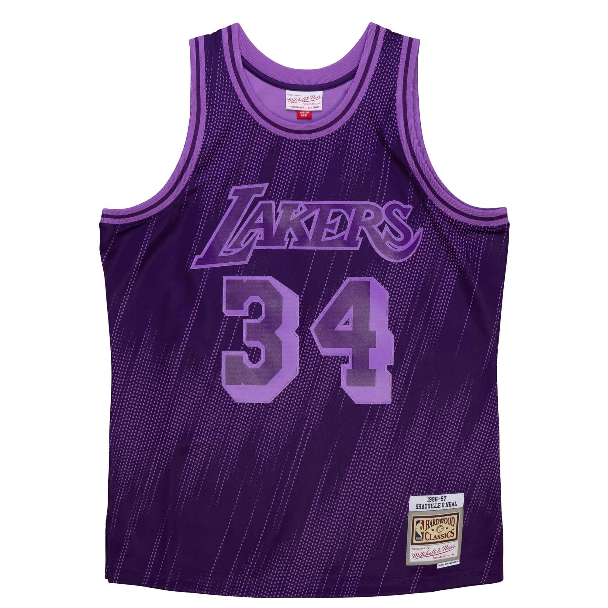 Monochrome Swingman Shaquille O'Neal Los Angeles Lakers 1996-97 Jersey - vstockx
