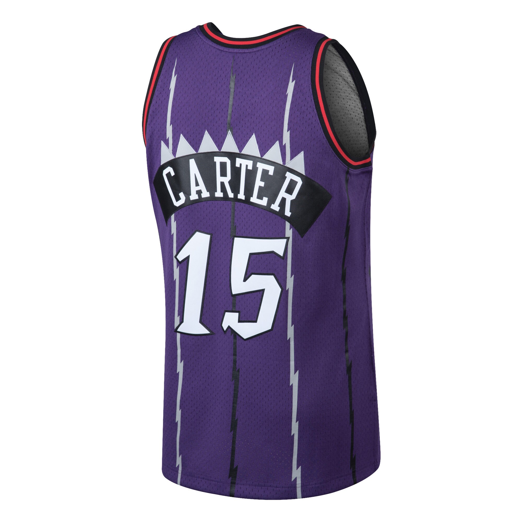 Vince Carter Toronto Raptors Mitchell & Ness Hardwood Classics Swingman Jersey - Purple - vstockx