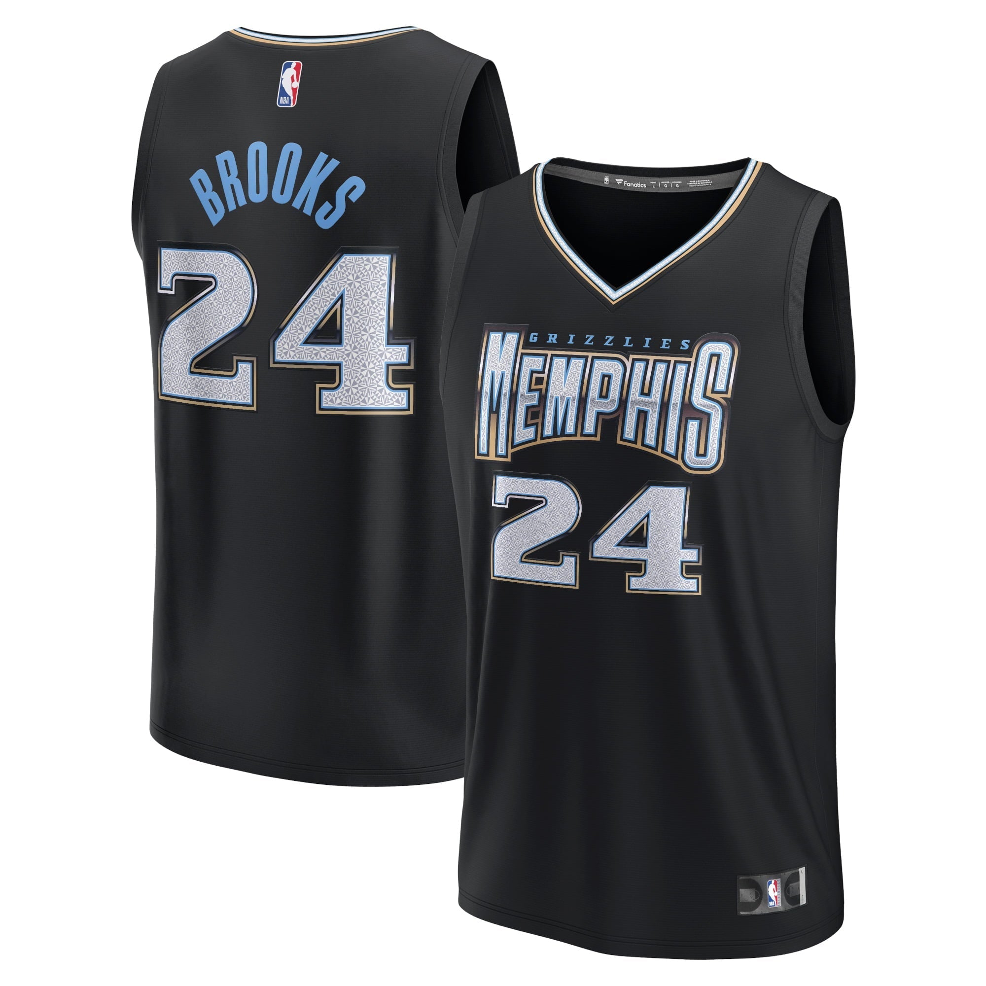 Men's Fanatics Branded Dillon Brooks Black Memphis Grizzlies 2022/23 Fastbreak Jersey - City Edition - vstockx