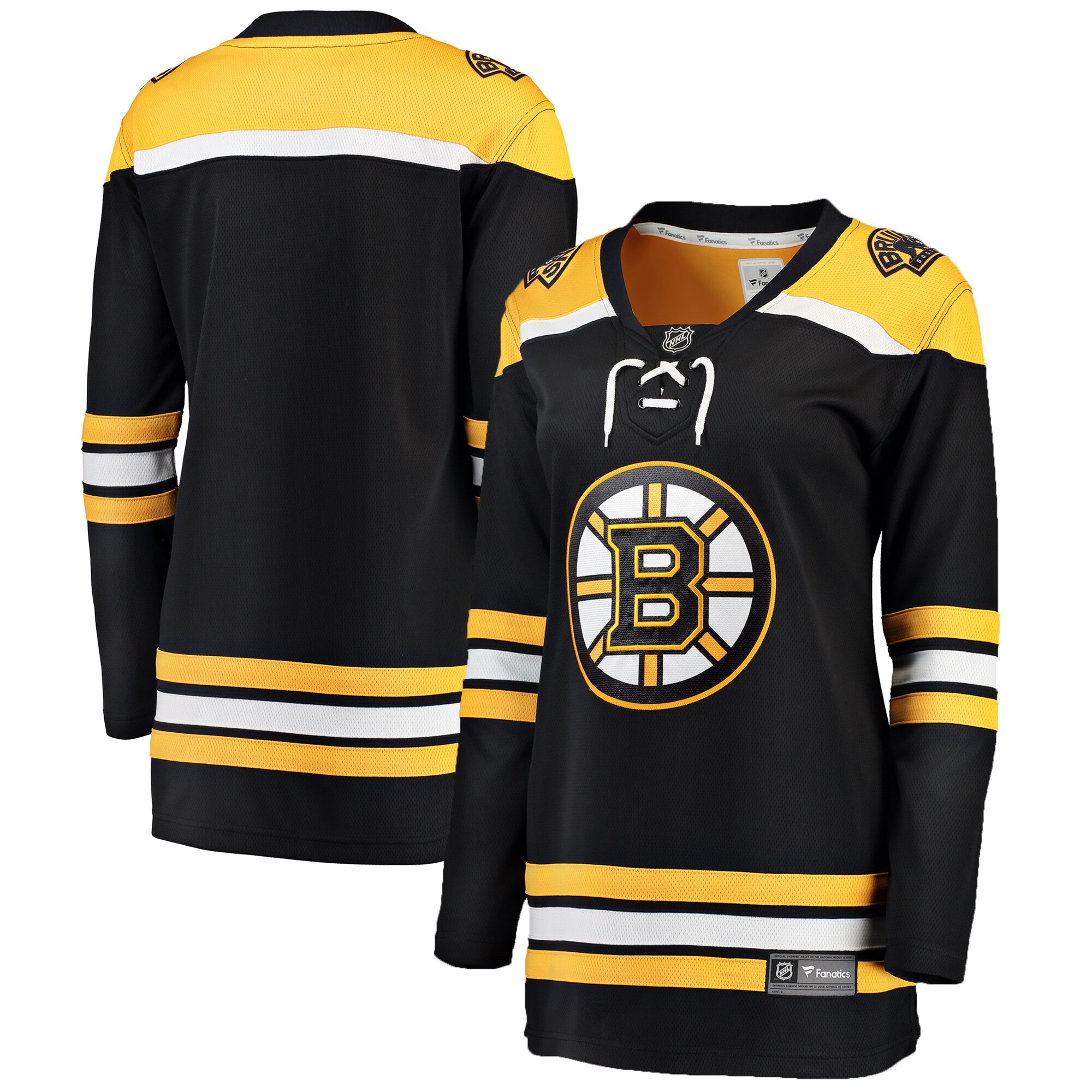 Boston Bruins Fanatics Branded Women's Breakaway Home Jersey - Black - vstockx