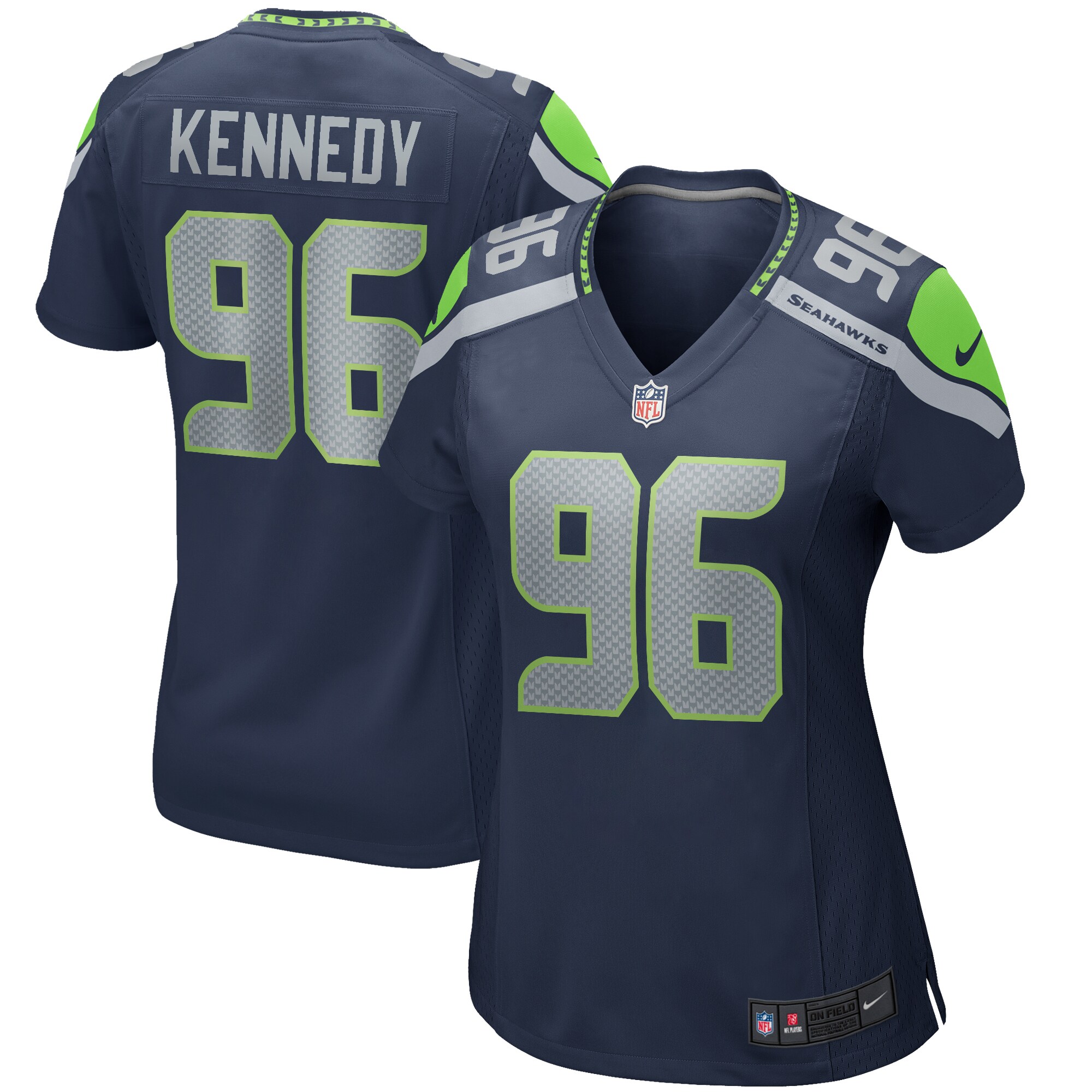 Cortez Kennedy Seattle Seahawks Nike Women's Game Retired Player Jersey - College Navy - vstockx