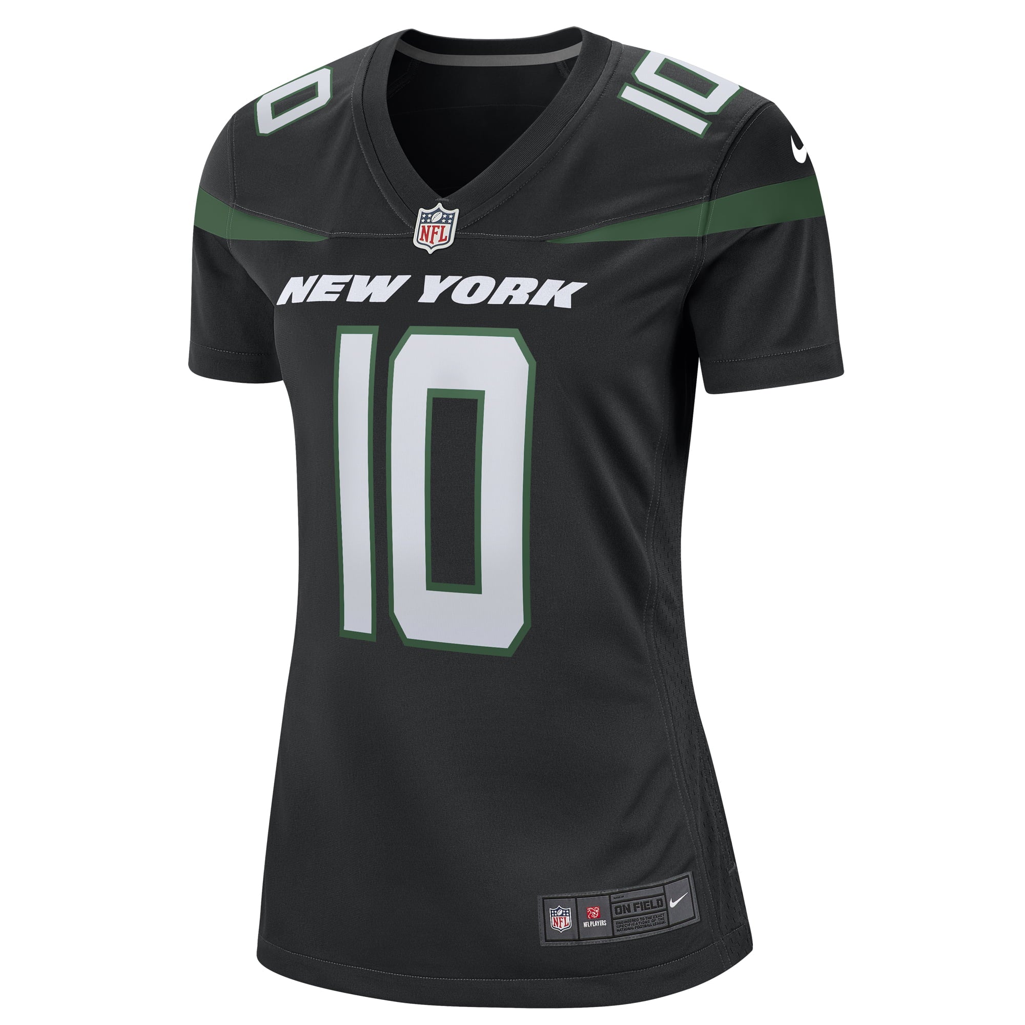 Women's Nike Allen Lazard Stealth Black New York Jets Alternate Game Jersey - vstockx