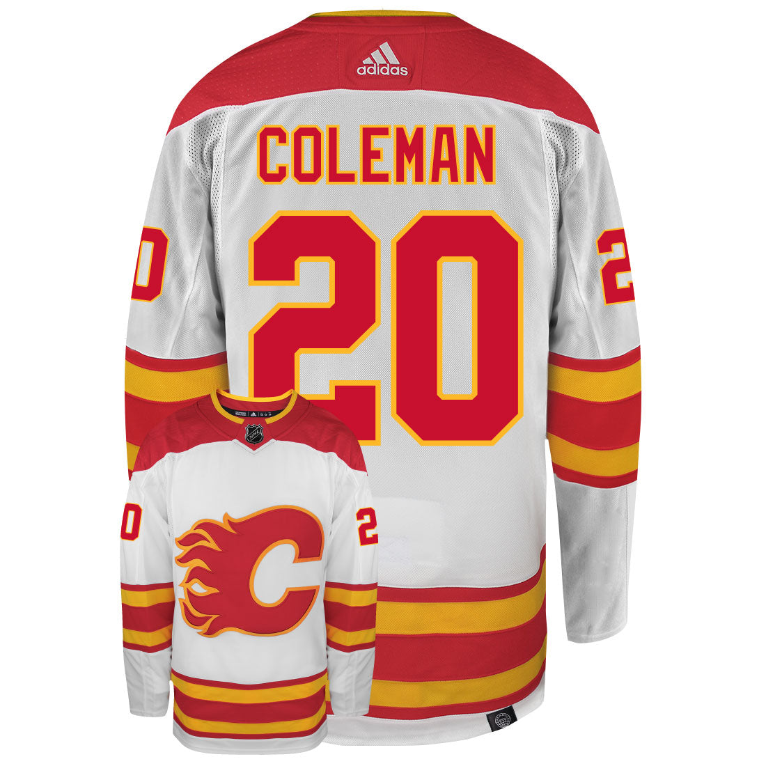 Blake Coleman Calgary Flames Adidas Primegreen Authentic NHL Hockey Jersey - vstockx