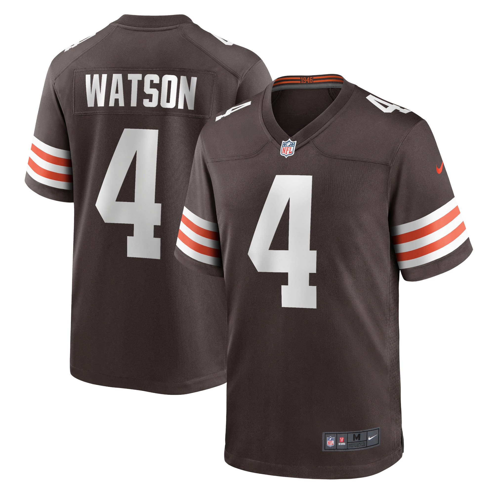 Deshaun Watson Cleveland Browns Nike Game Jersey - Brown - vstockx