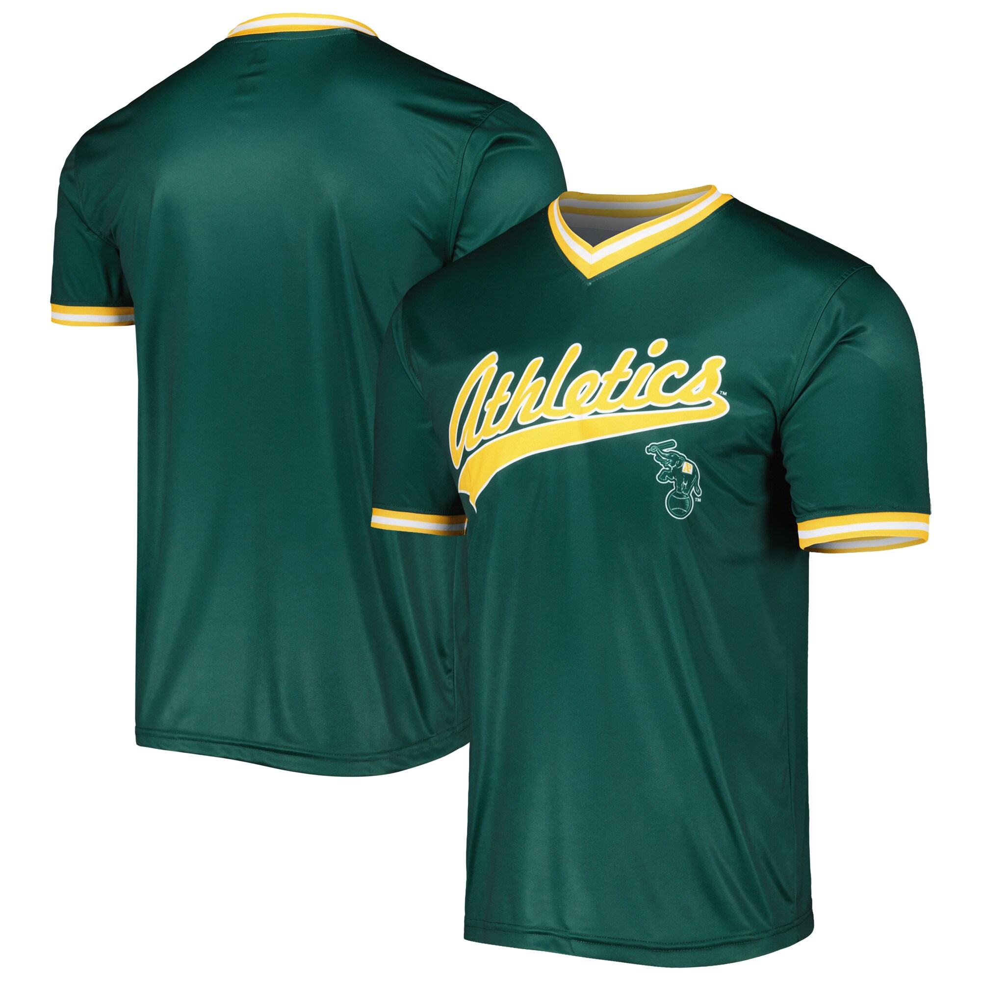 Oakland Athletics Stitches Cooperstown Collection Team Jersey - Green - vstockx