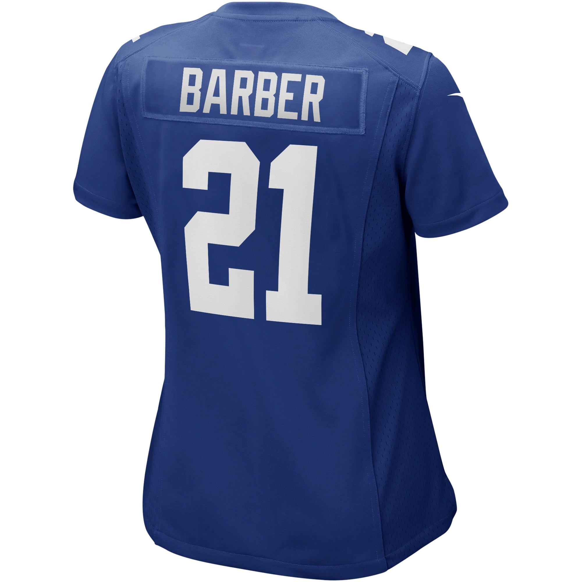 Women's Nike Tiki Barber Royal New York Giants Game Retired Player Jersey - vstockx