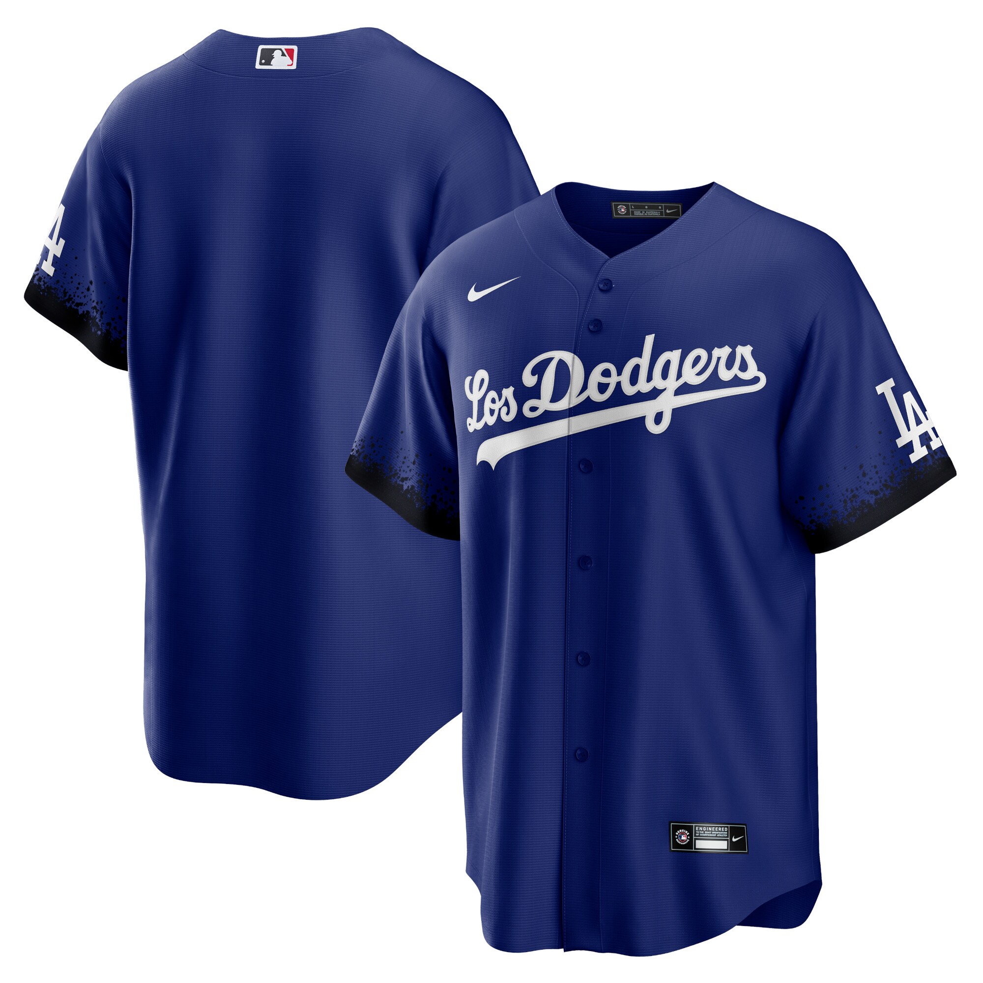 Los Angeles Dodgers Nike City Connect Replica Jersey - Royal - vstockx