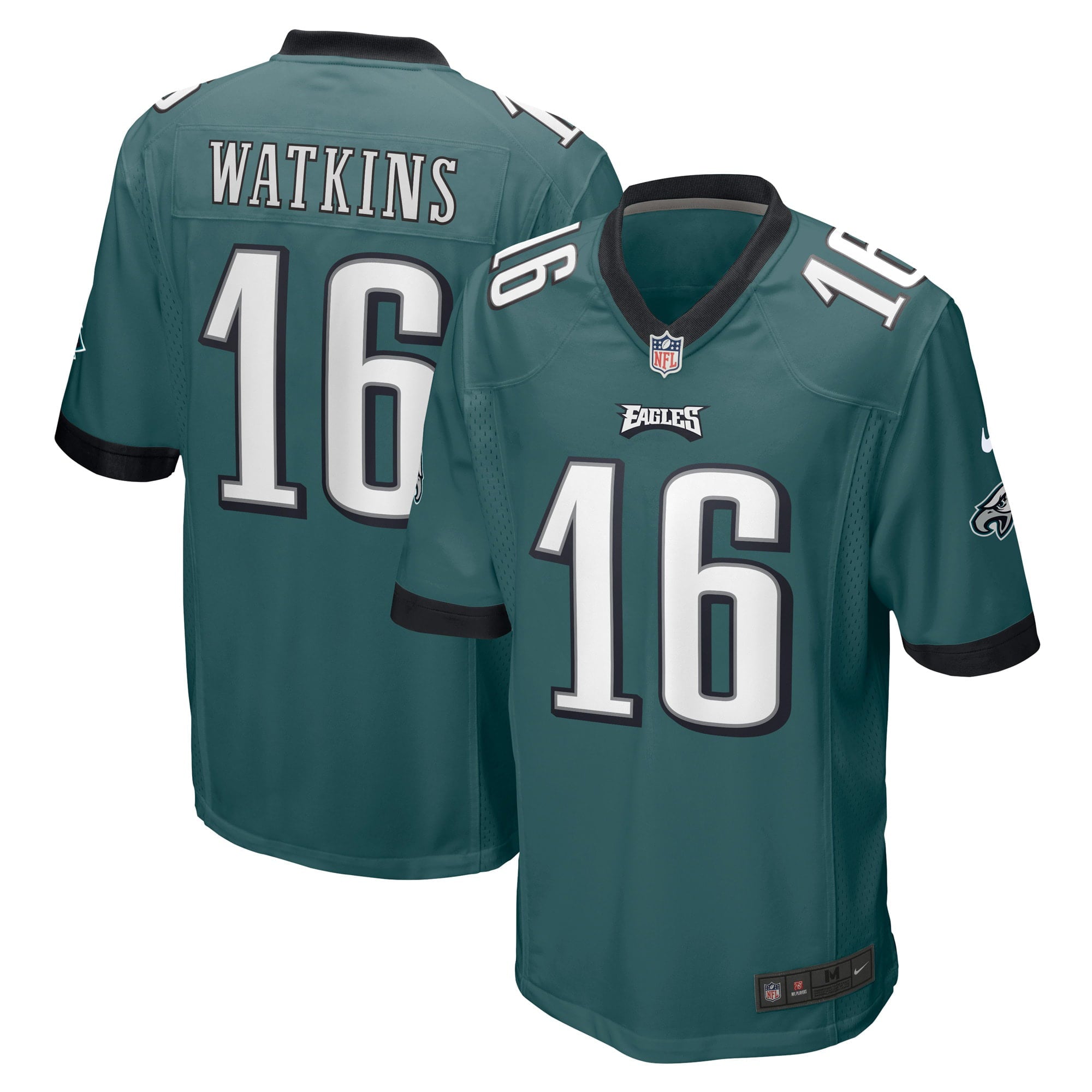 Men's Nike Quez Watkins Midnight Green Philadelphia Eagles Player Jersey - vstockx